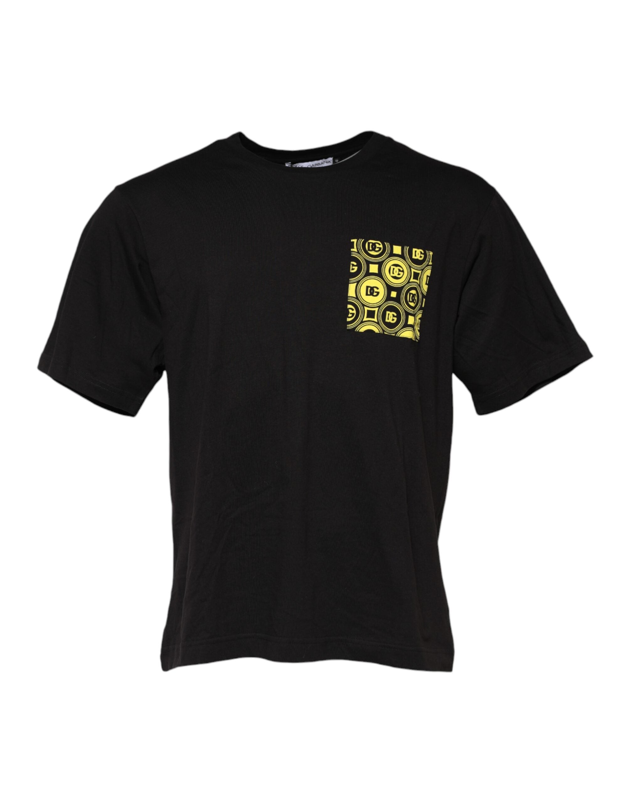 Dolce & Gabbana Black Minimalist Cotton Crew Neck T-shirt Dolce & Gabbana