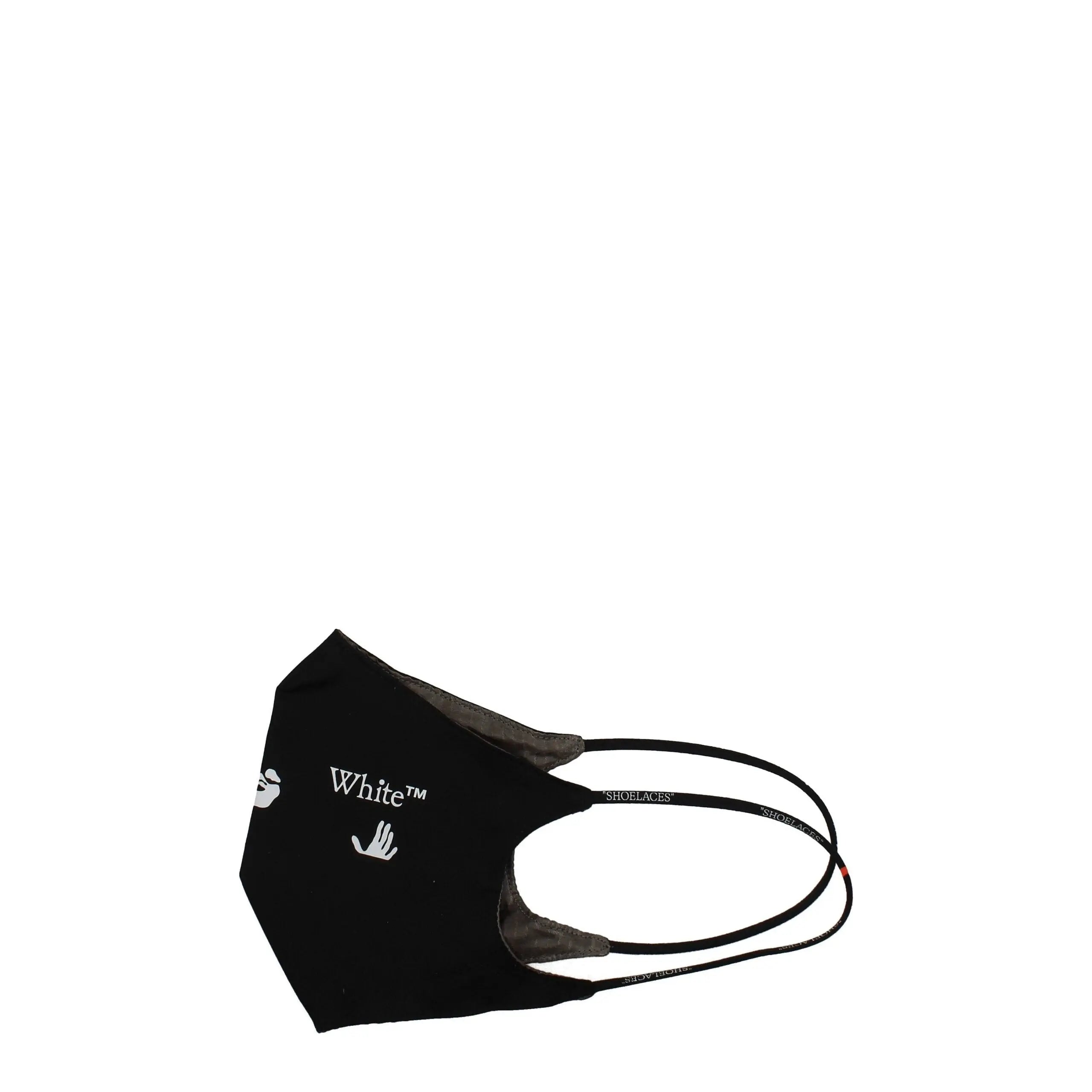 Off-White Black Cotton Facemask Off-White
