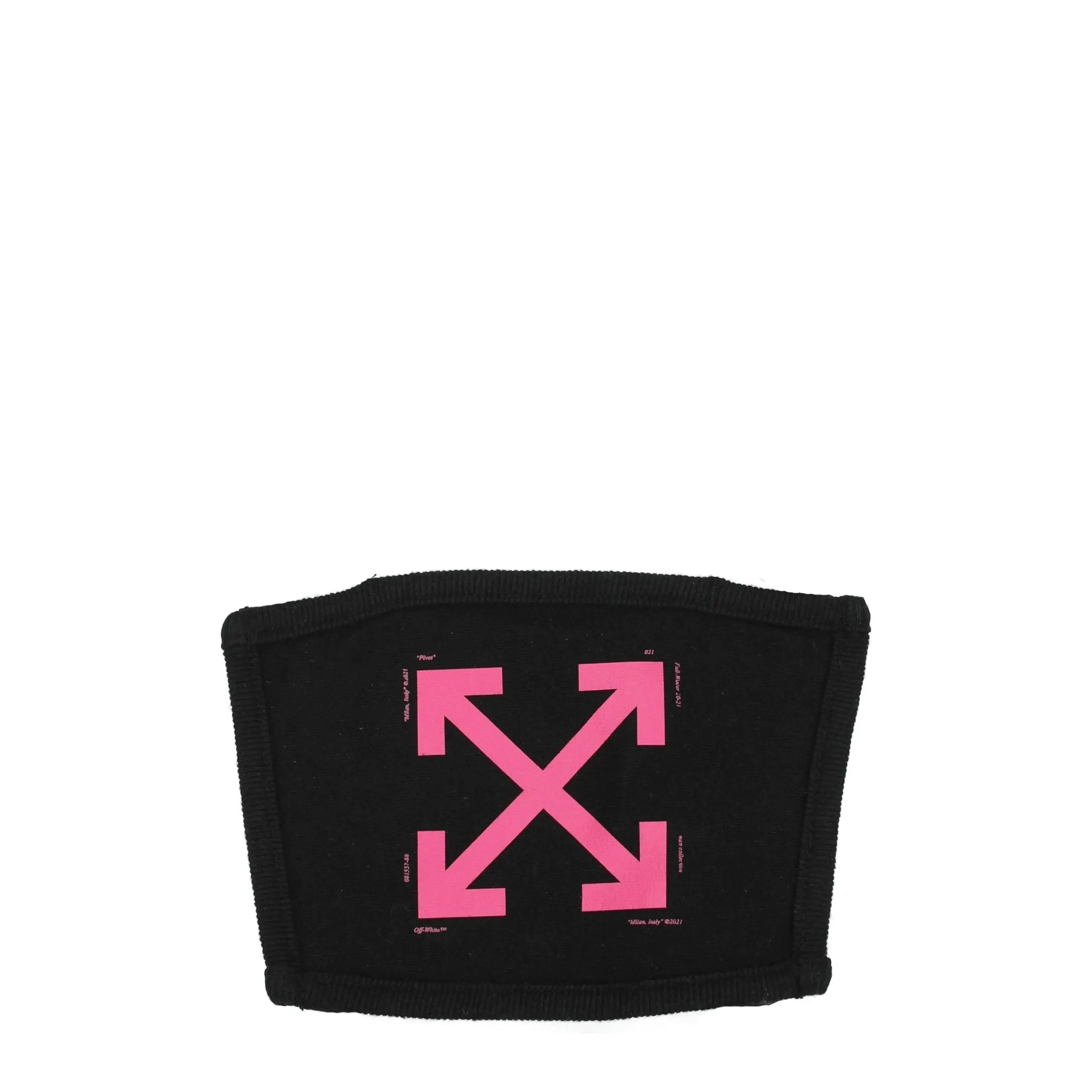 Off-White Black Cotton Facemask Off-White