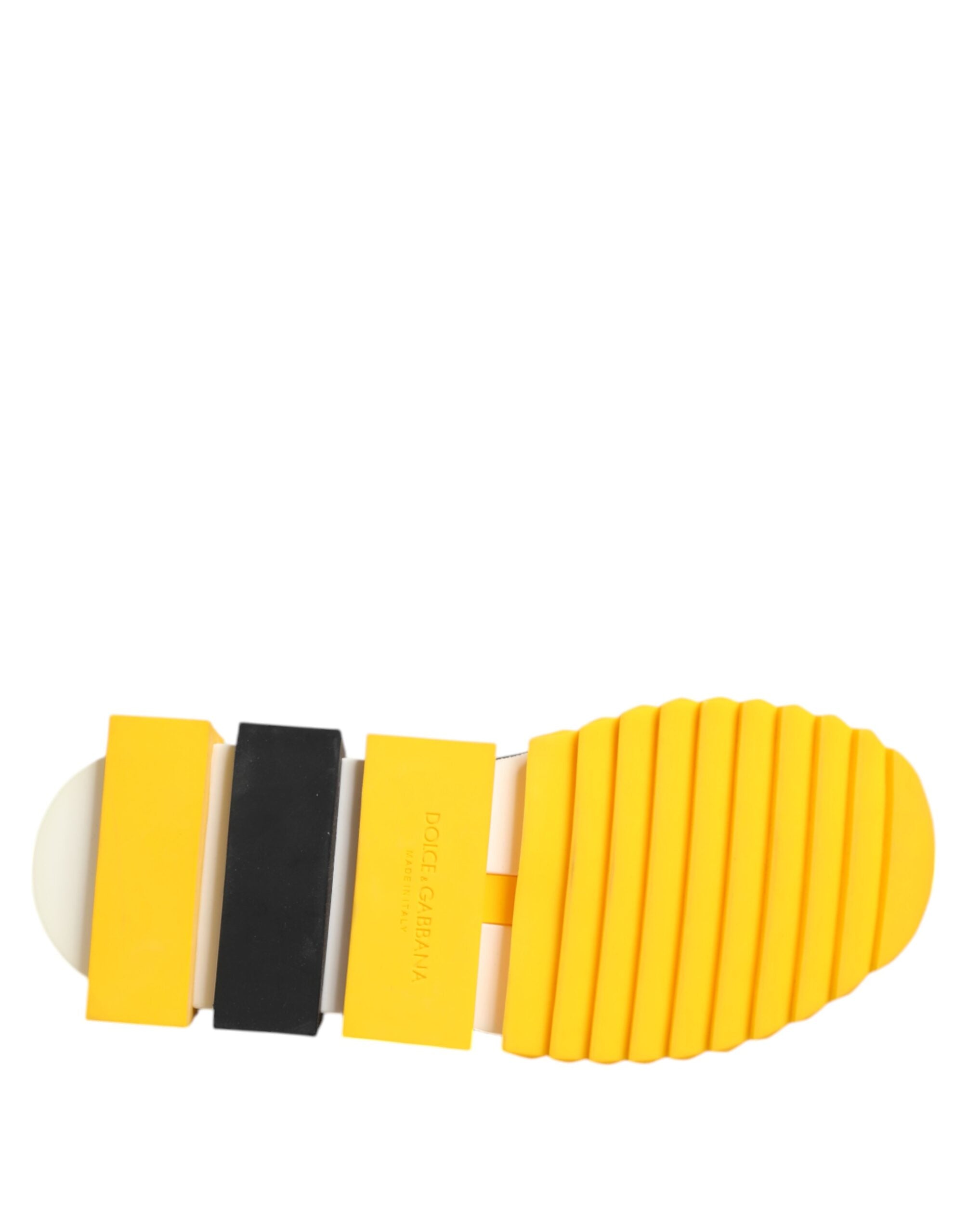Dolce & Gabbana Yellow Black Sorrento Socks Sneakers Shoes Dolce & Gabbana