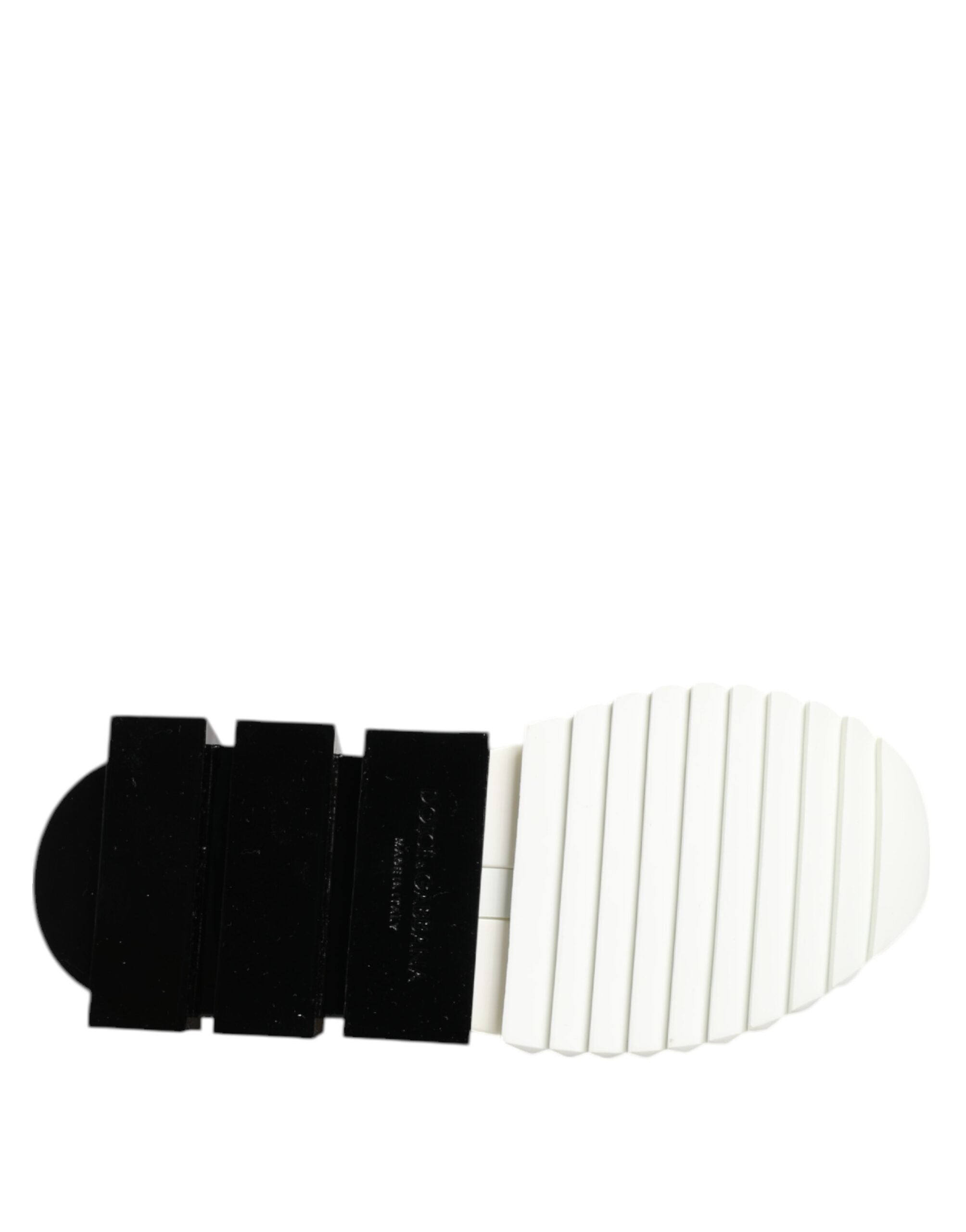 Dolce & Gabbana White Black Low Top Sorrento Sneakers Shoes Dolce & Gabbana