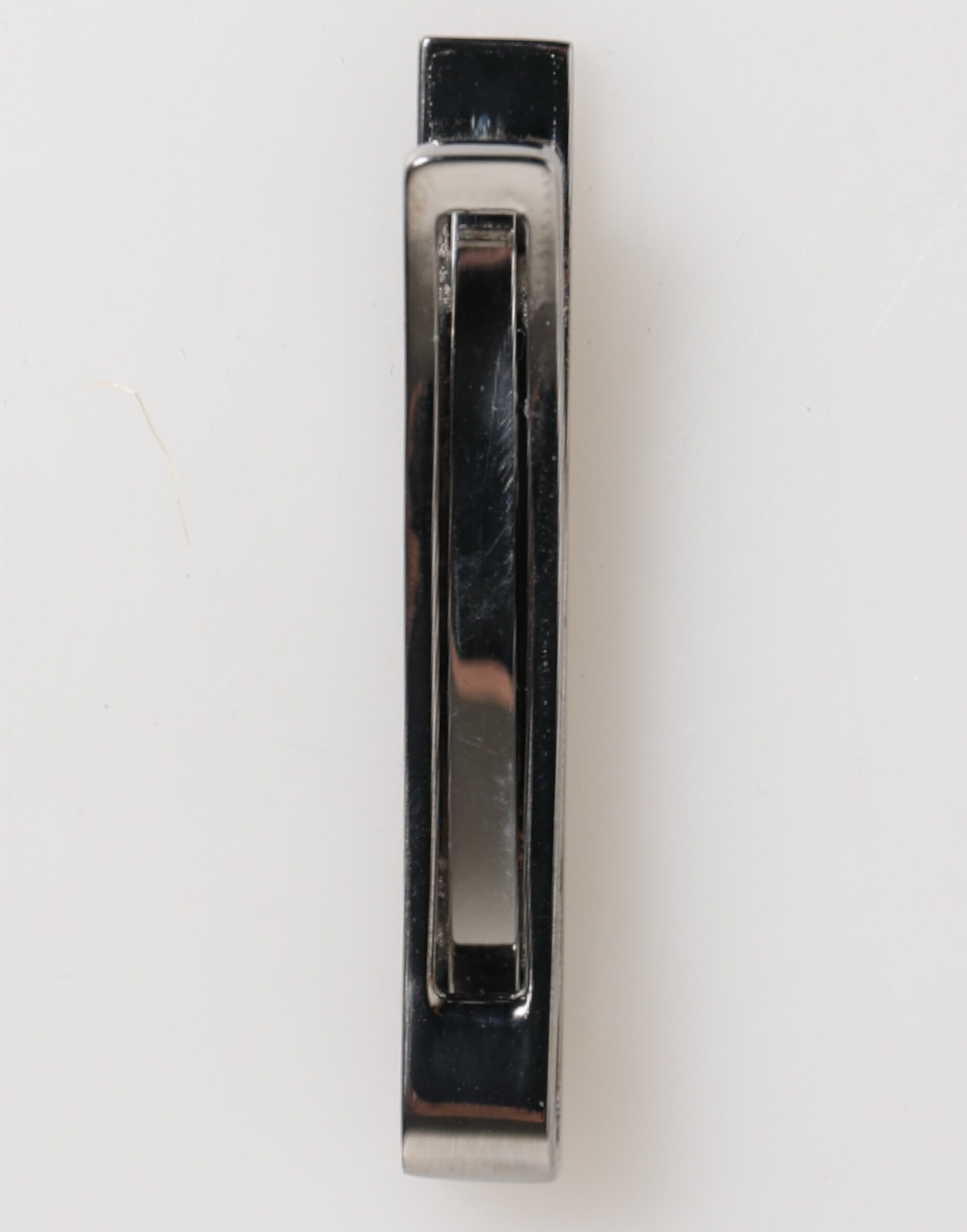 Dolce & Gabbana Silver Tone Brass Logo Branded Men Accessory Tie Clip Bar Dolce & Gabbana
