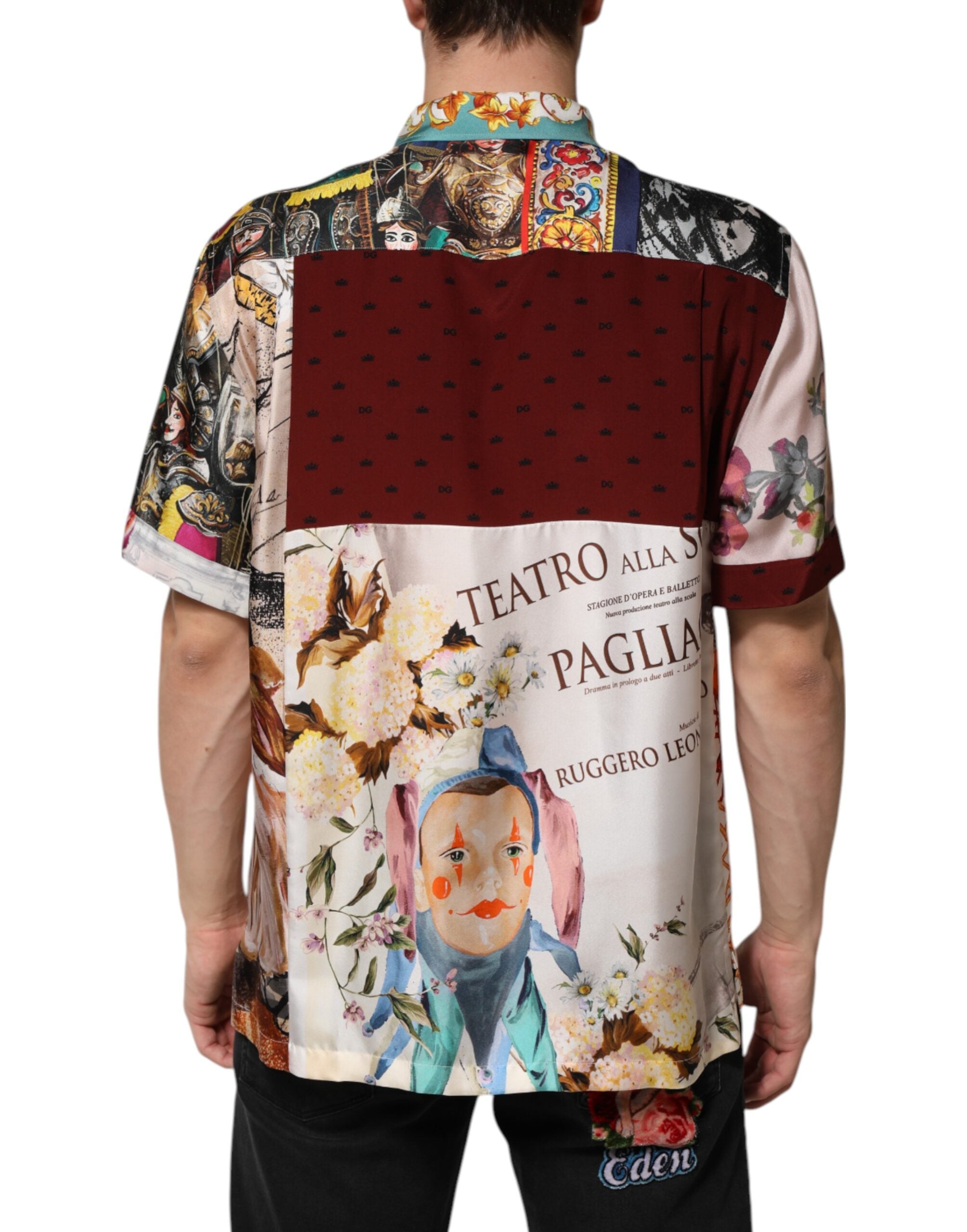 Dolce & Gabbana Multicolor Shell Print Hawaii Casual Shirt Dolce & Gabbana
