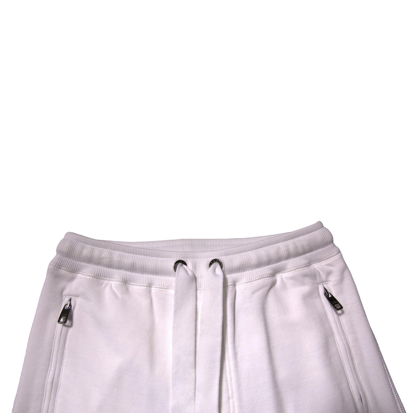 Dolce & Gabbana White Logo Tape Jogger Cotton Sweatpant Pants Dolce & Gabbana