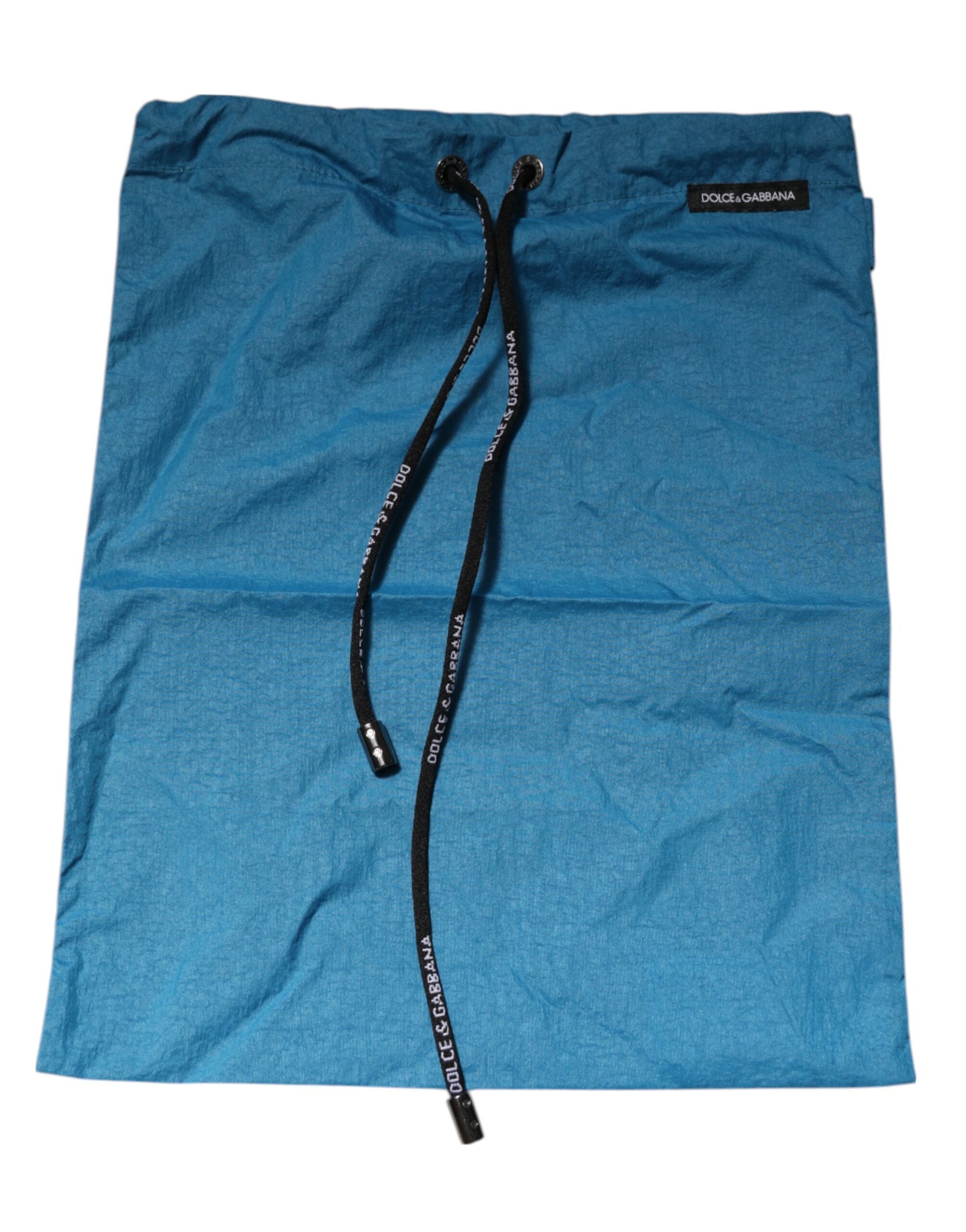 Dolce & Gabbana Blue Logo Waistband Beachwear Shorts Swimwear Dolce & Gabbana