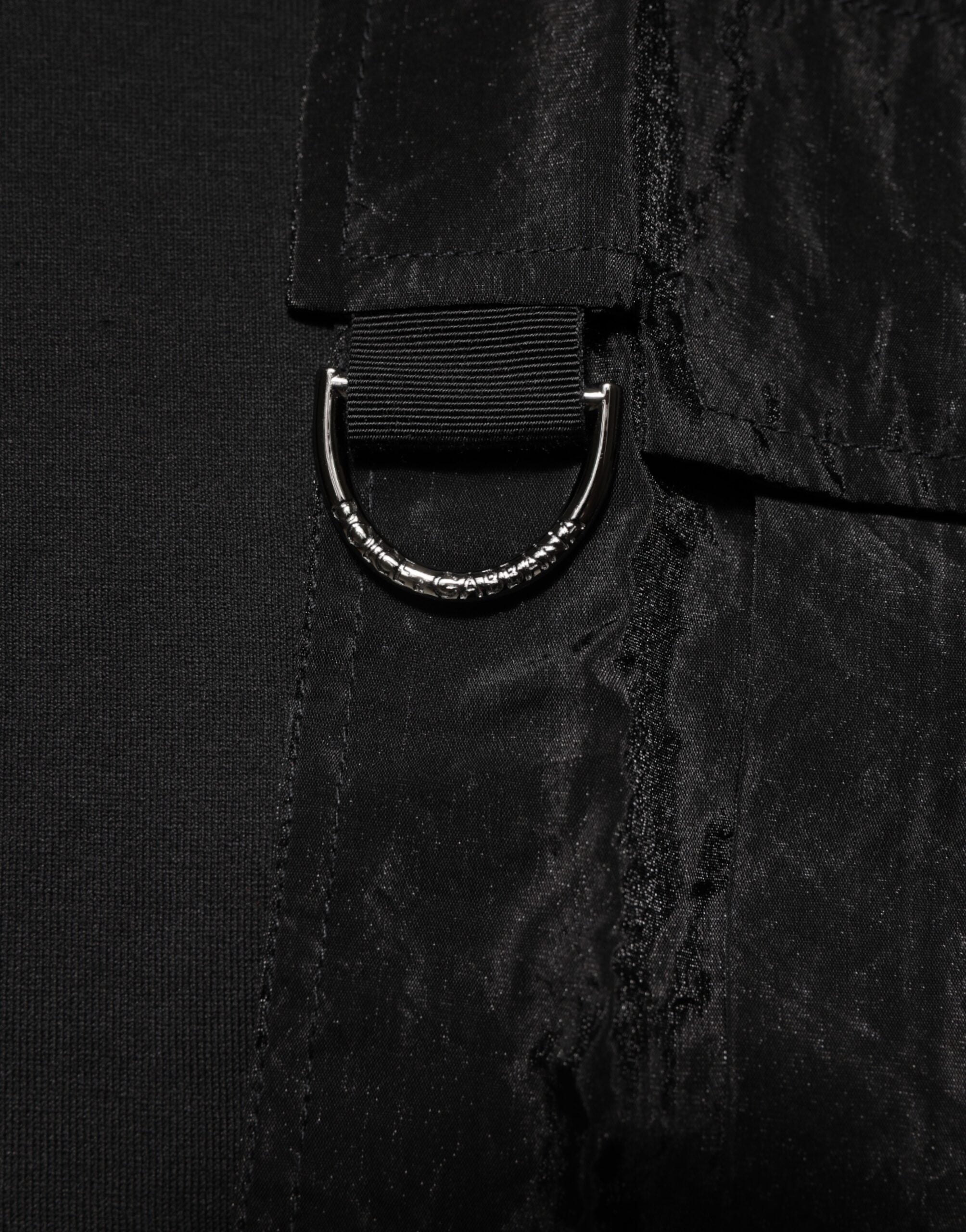 Dolce & Gabbana Black Cotton Embroidered DG Logo Pocket T-shirt Dolce & Gabbana