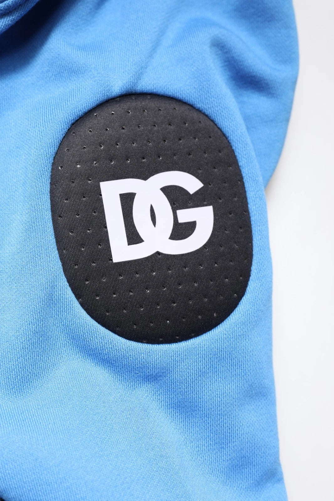 Dolce & Gabbana Blue Cotton Hooded Men Sportswear One Size Vest Dolce & Gabbana