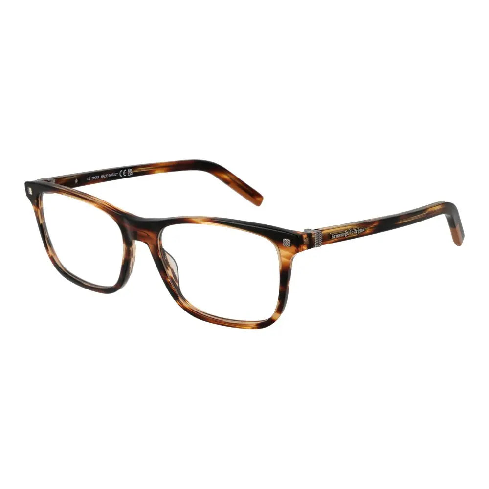 Ermenegildo Zegna Brown Acetate Glasses (Frames) Ermenegildo Zegna