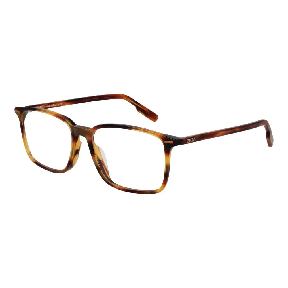 Ermenegildo Zegna Brown Acetate Glasses (Frames) Ermenegildo Zegna