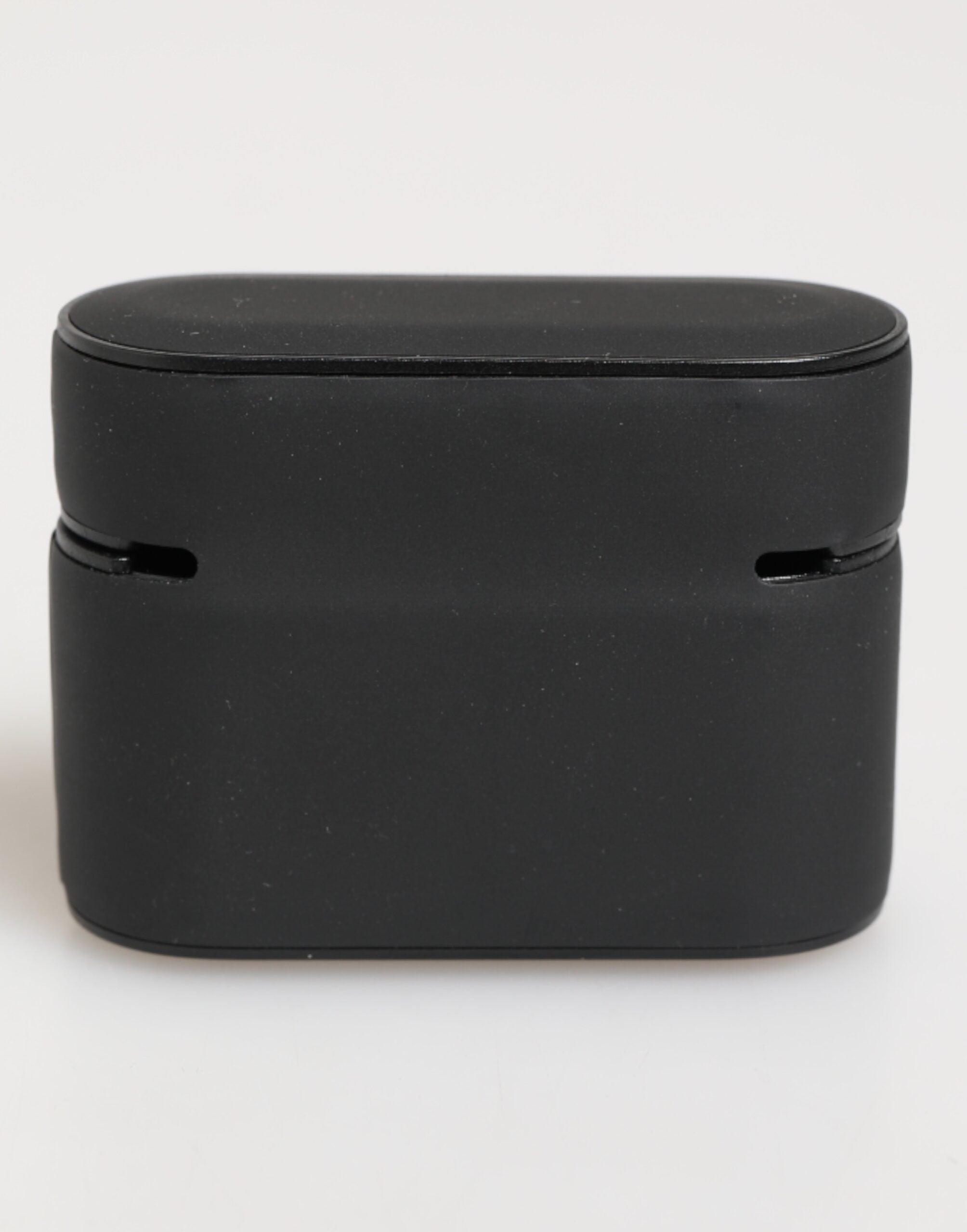 Dolce & Gabbana Black Orange Rubber Logo Embossed Accessory Airpods Case Dolce & Gabbana