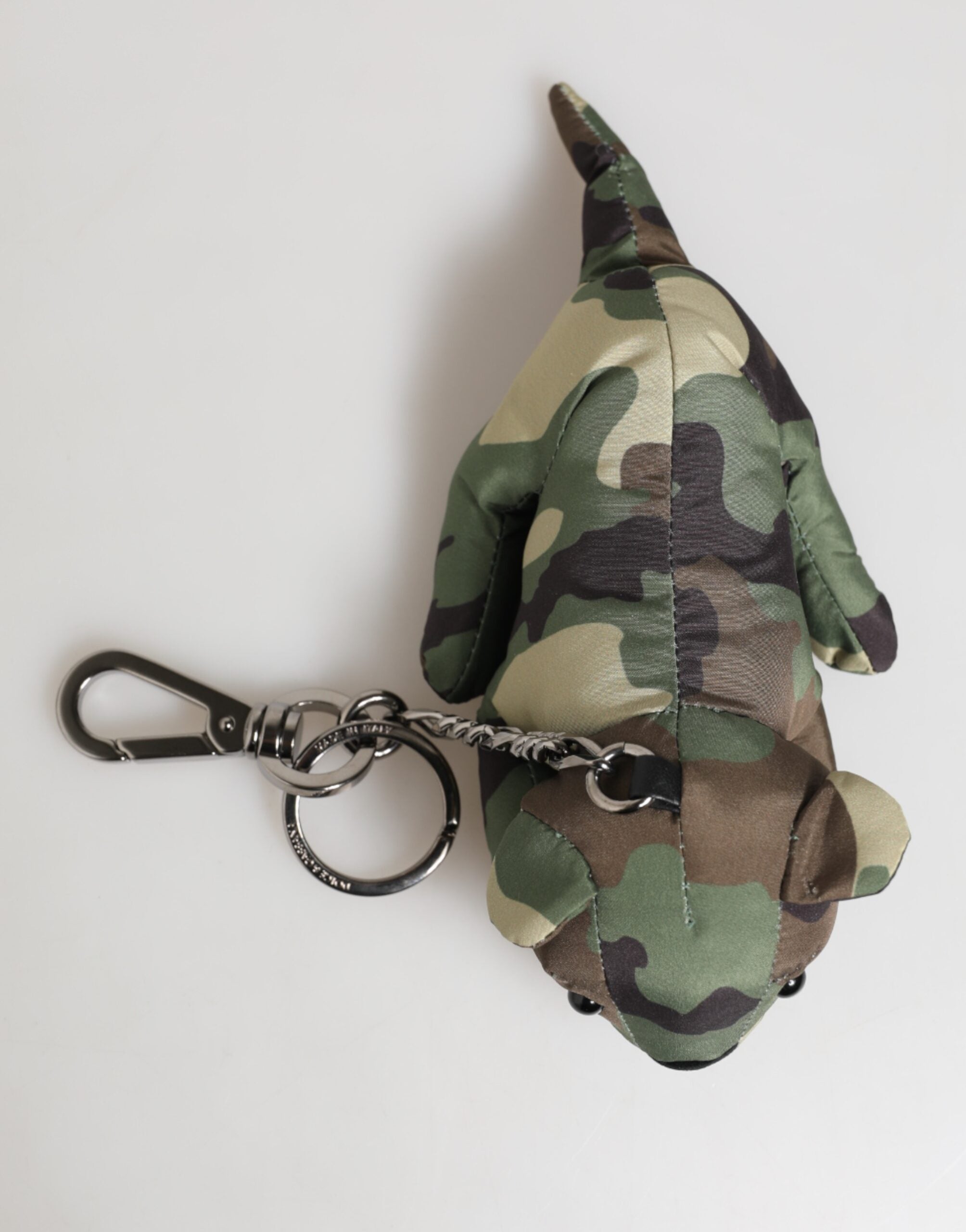 Dolce & Gabbana Camouflage Multicolor Animal Silhouette Keychain Keyring Dolce & Gabbana