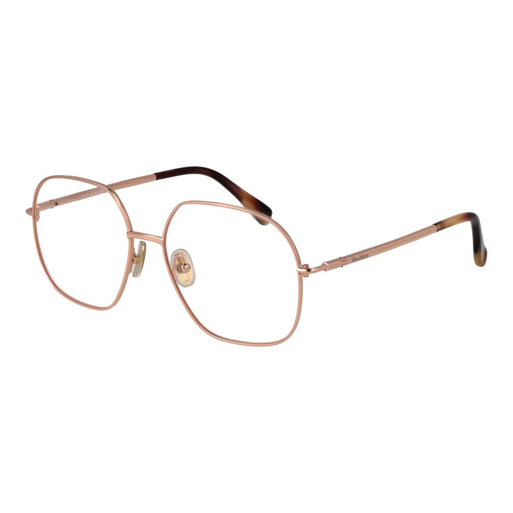 Max Mara Rose Gold Metal Glasses (Frames) Max Mara