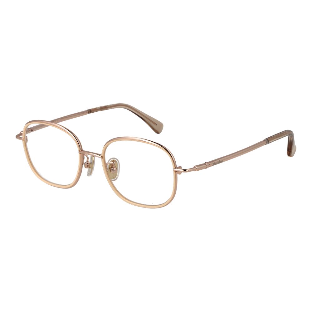 Max Mara Rose Gold Metal Glasses (Frames) Max Mara