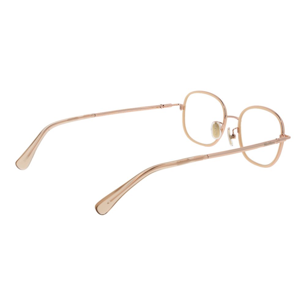 Max Mara Rose Gold Metal Glasses (Frames) Max Mara