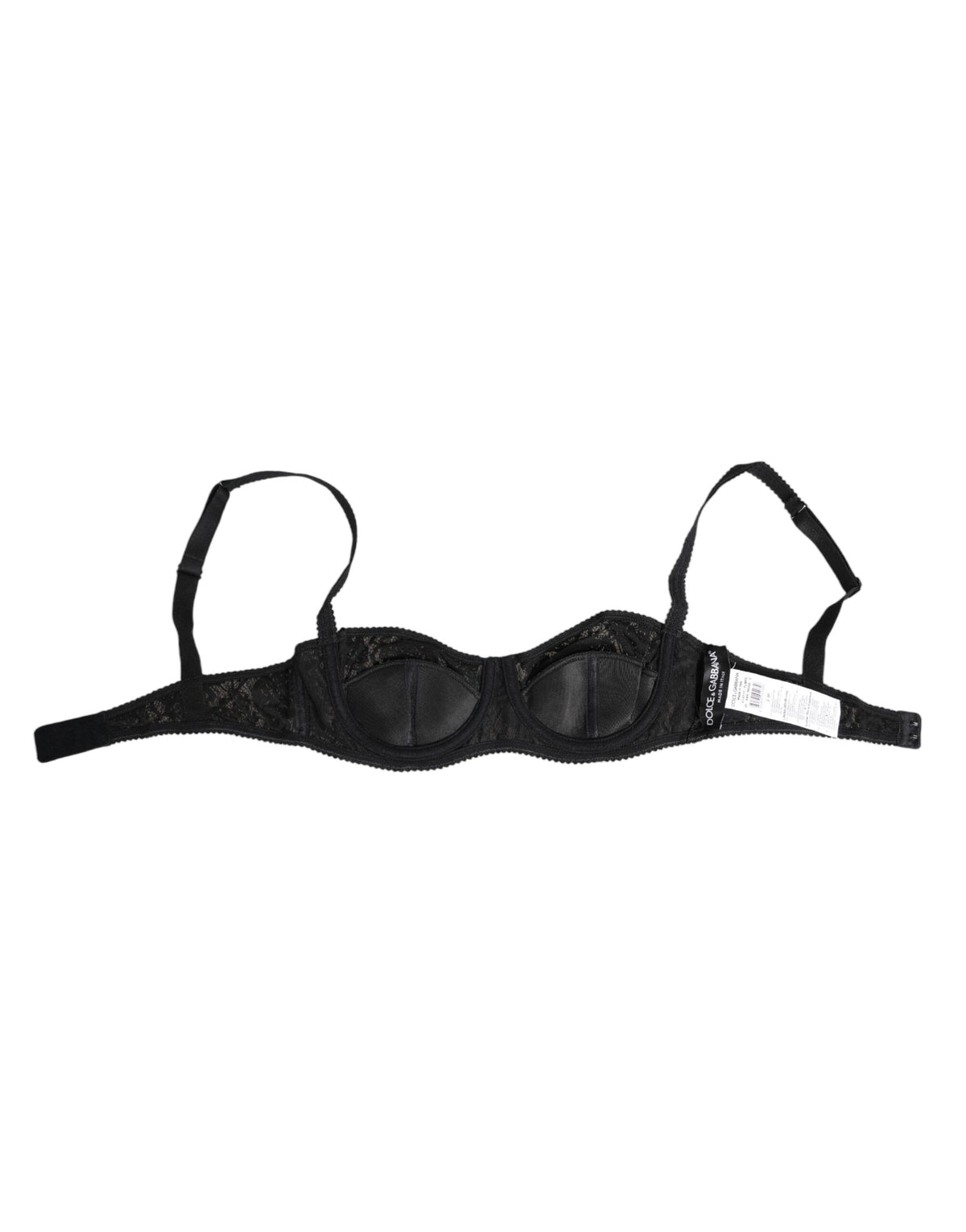 Dolce & Gabbana Black Lace Underwire Bra Lingerie Underwear
