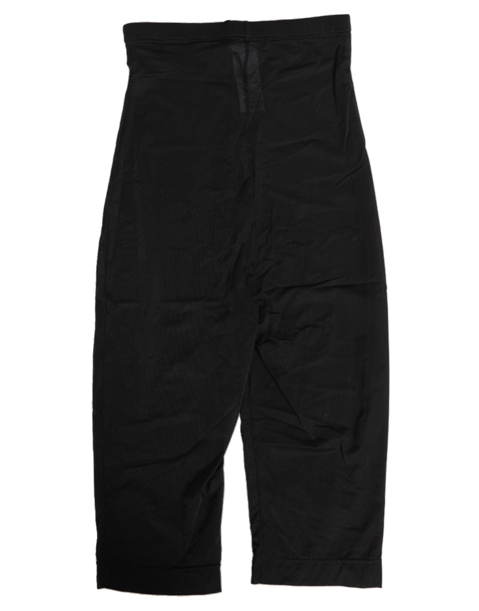 Dolce & Gabbana Black High Waist Tight Midi Trouser Underwear Dolce & Gabbana