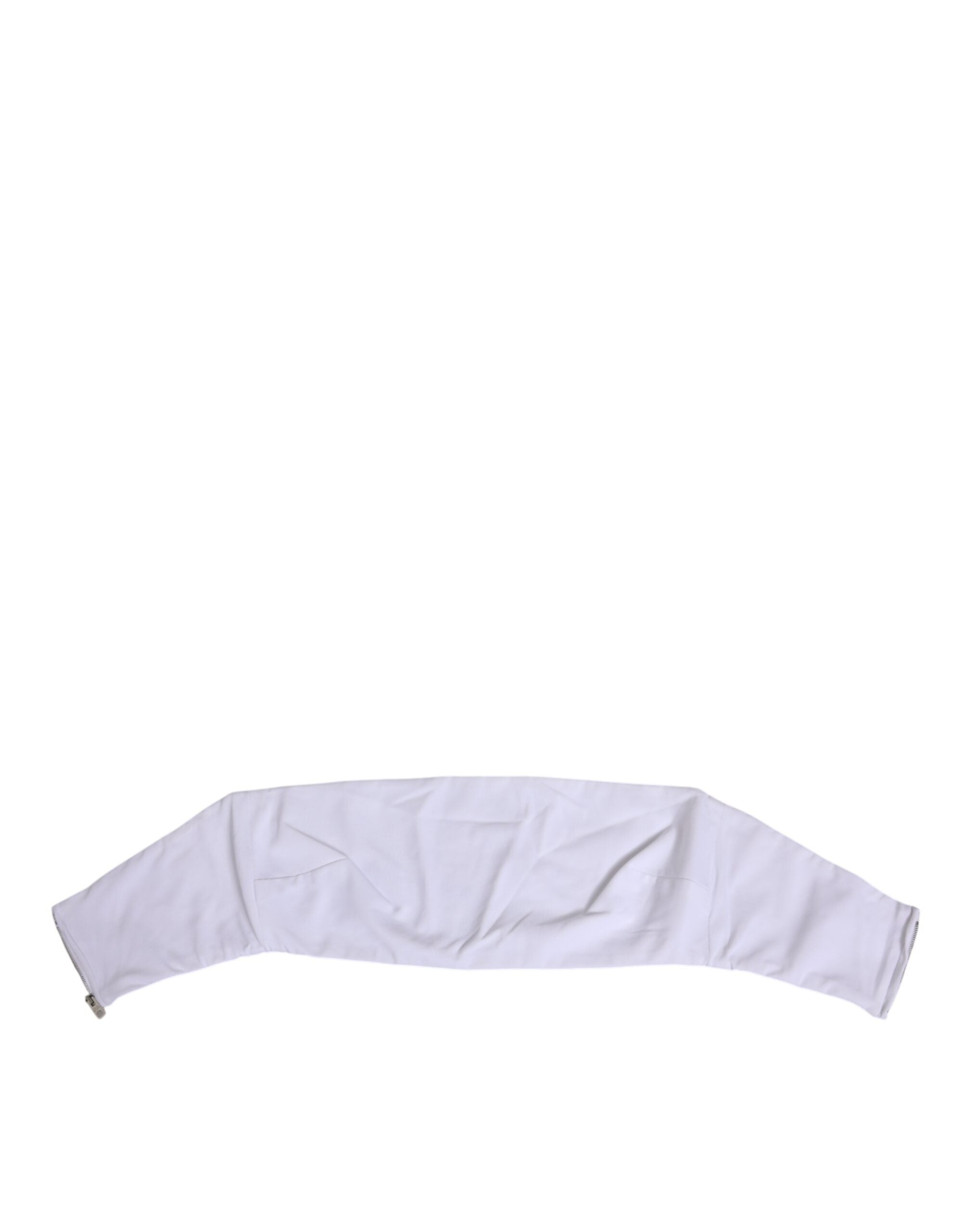 Dolce & Gabbana White Nylon Strapless Corset Top Underwear Dolce & Gabbana
