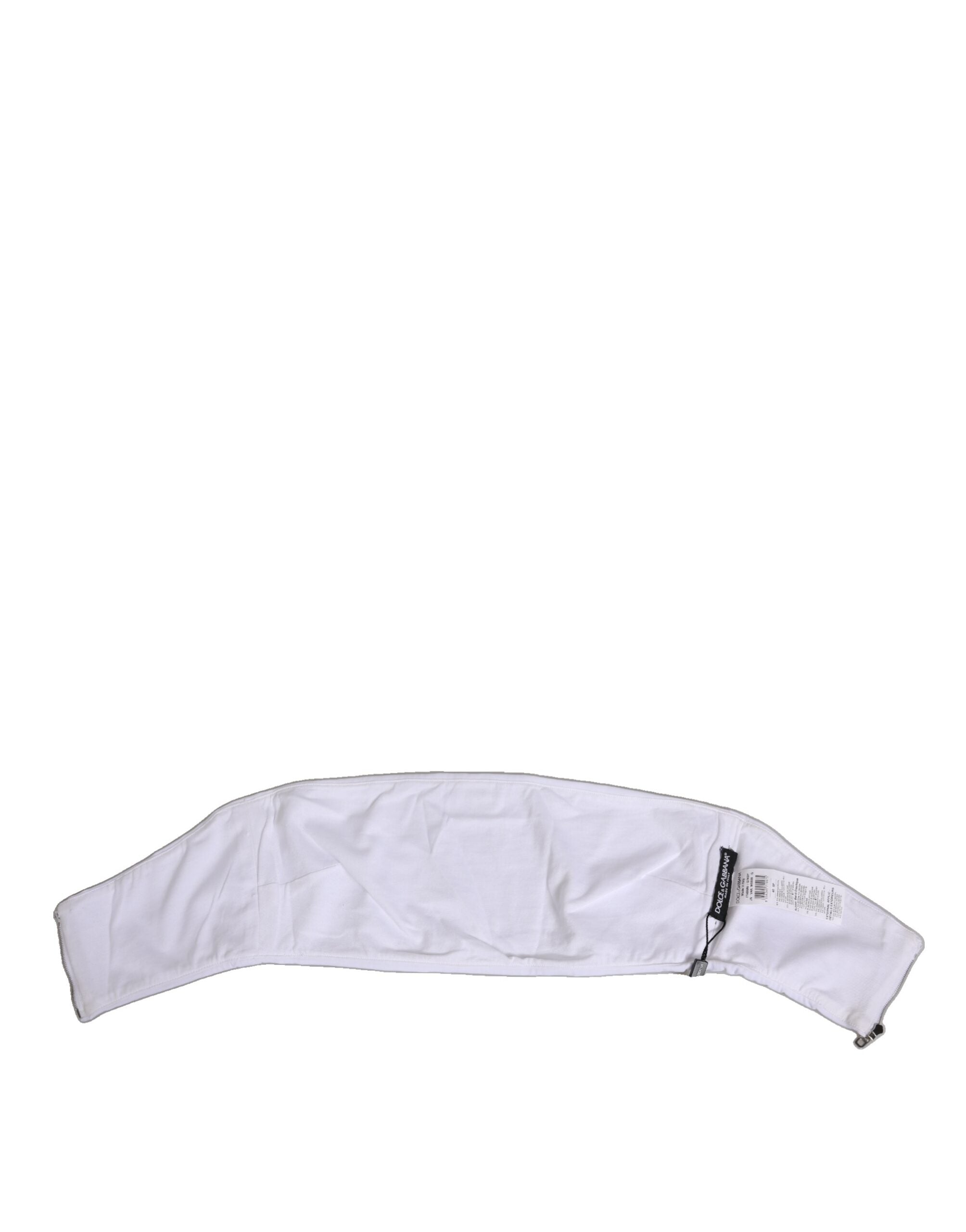 Dolce & Gabbana White Nylon Strapless Corset Top Underwear Dolce & Gabbana