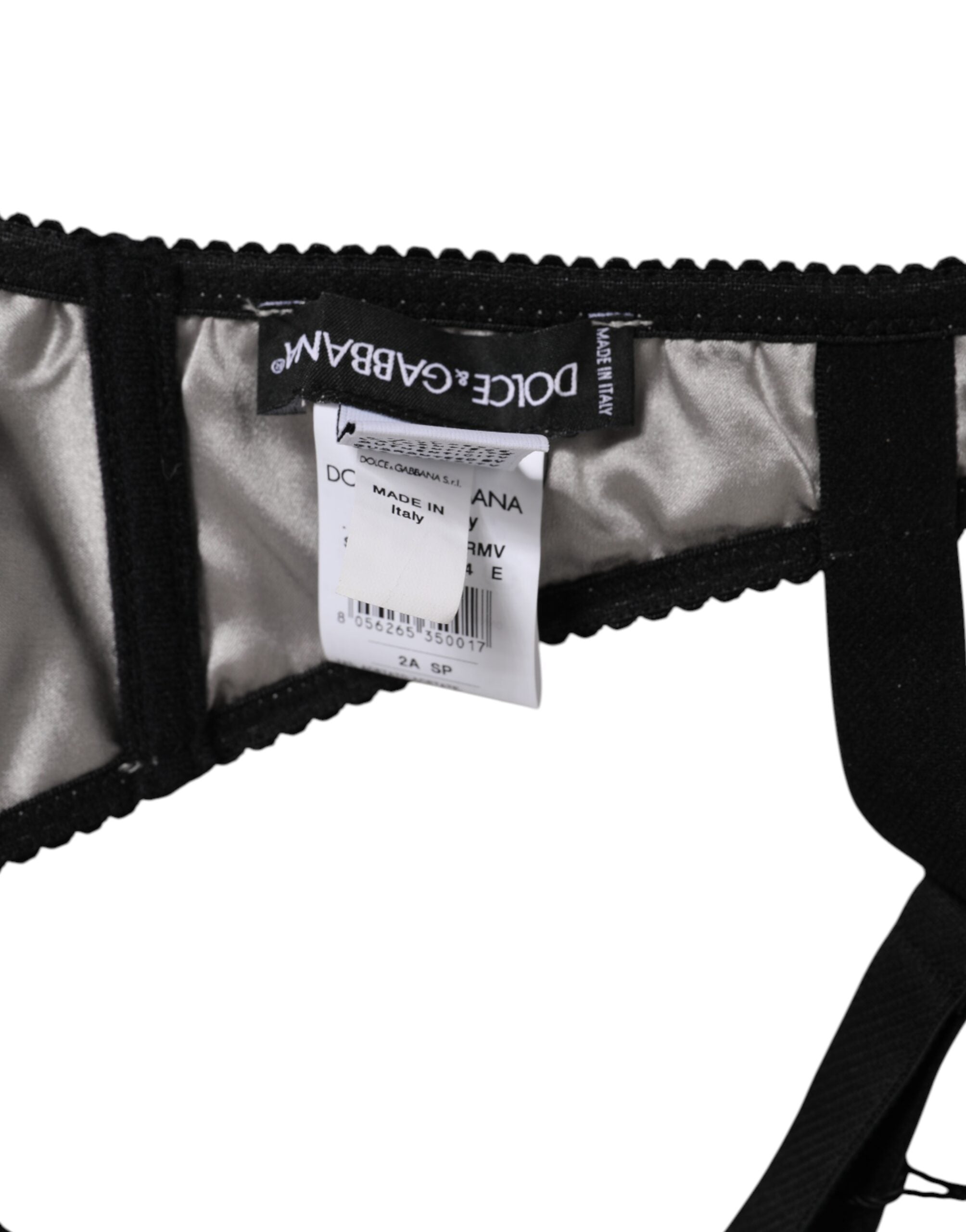 Dolce & Gabbana Gray Acetate Stretch Balconcino Bra Underwear Dolce & Gabbana