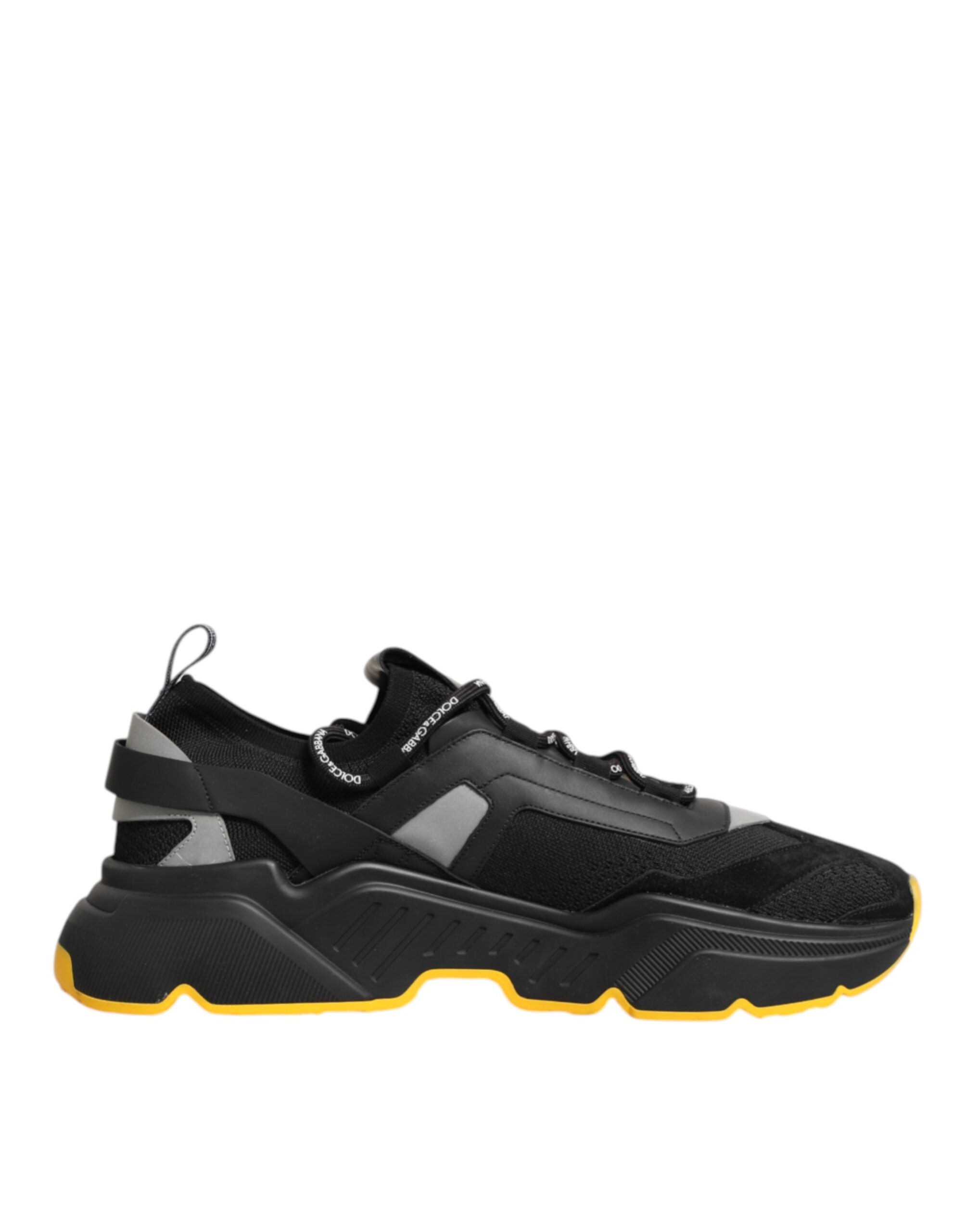 Dolce & Gabbana Black Daymaster Low Top Men Sneakers Shoes Dolce & Gabbana