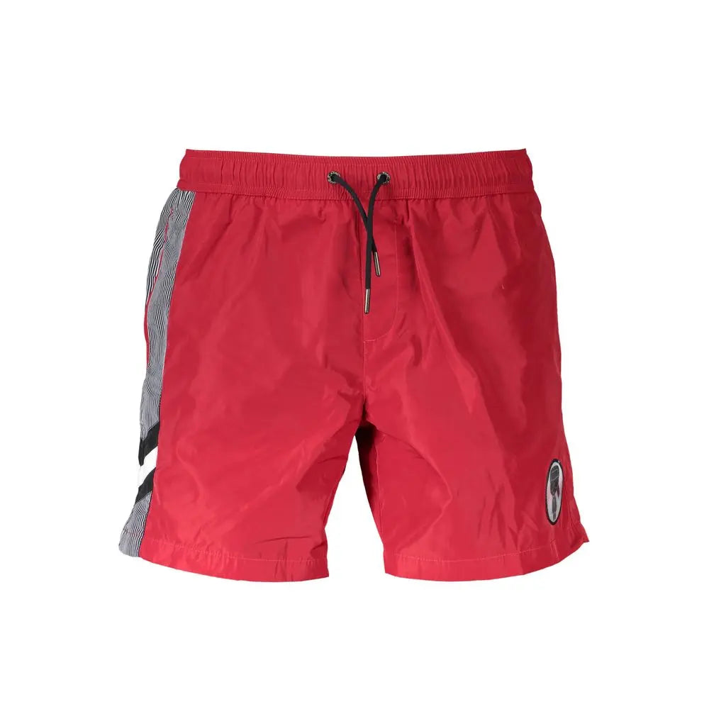 Karl Lagerfeld Rosso Polyester Men's Beachwear Boxer Karl Lagerfeld