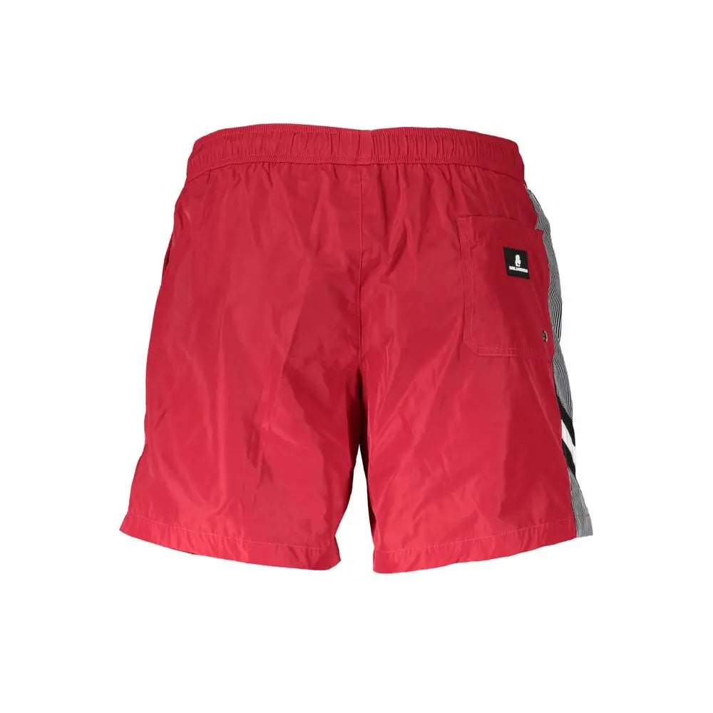 Karl Lagerfeld Rosso Polyester Men's Beachwear Boxer Karl Lagerfeld