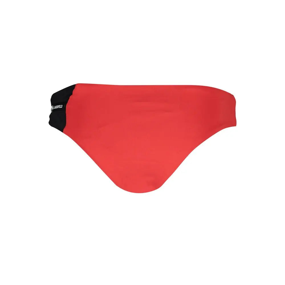 Karl Lagerfeld Rosso Poliammide Women Swim Brief Karl Lagerfeld