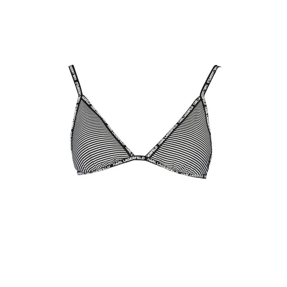 Karl Lagerfeld Nero Poliammide Women Swimsuit Karl Lagerfeld