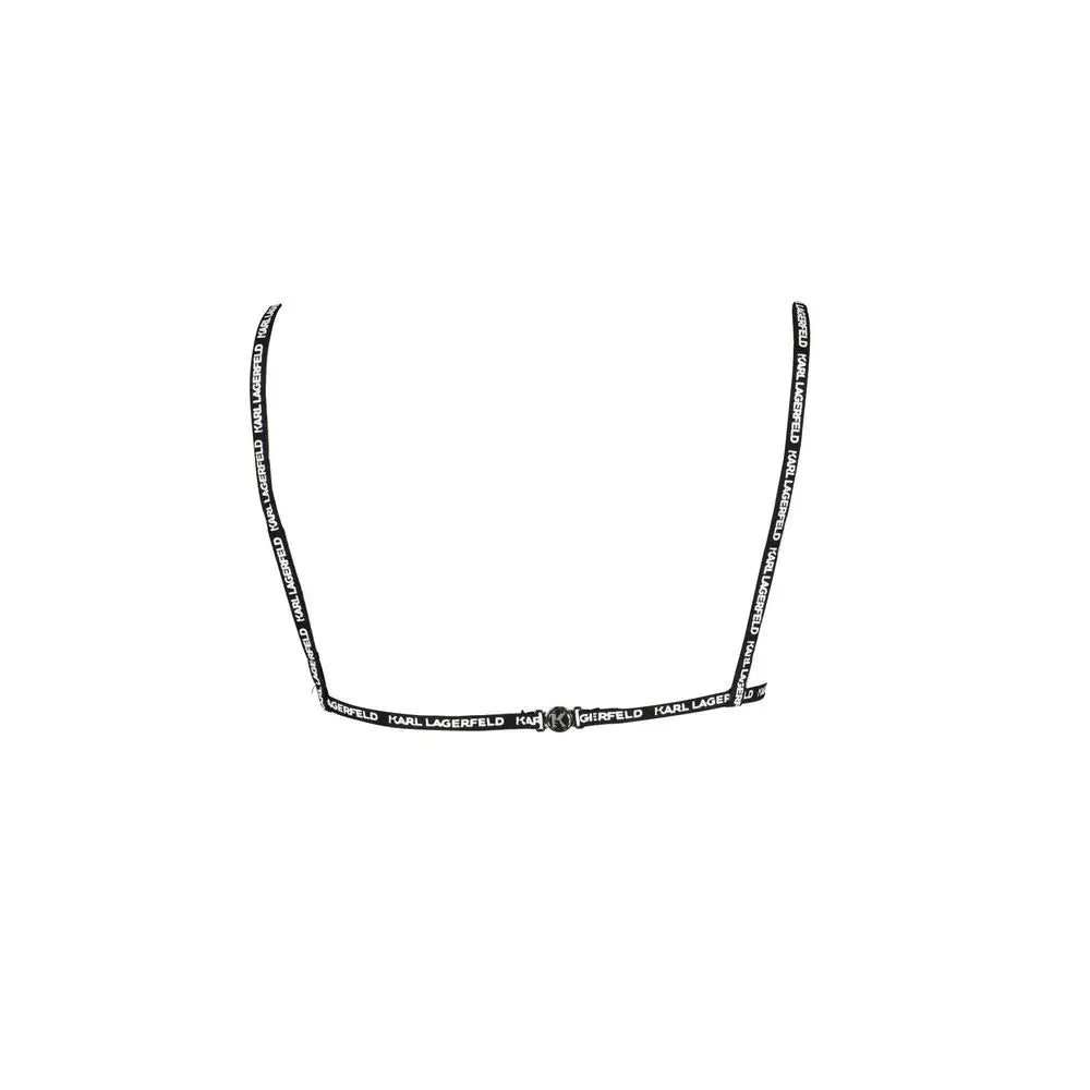Karl Lagerfeld Nero Poliammide Women Swimsuit Karl Lagerfeld
