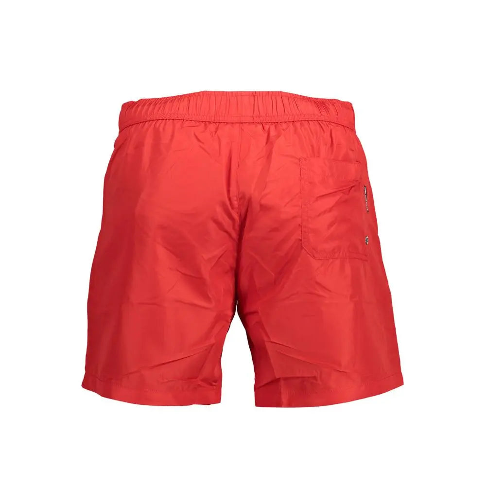 Karl Lagerfeld Rosso Polyester Men's Swim Boxer Karl Lagerfeld