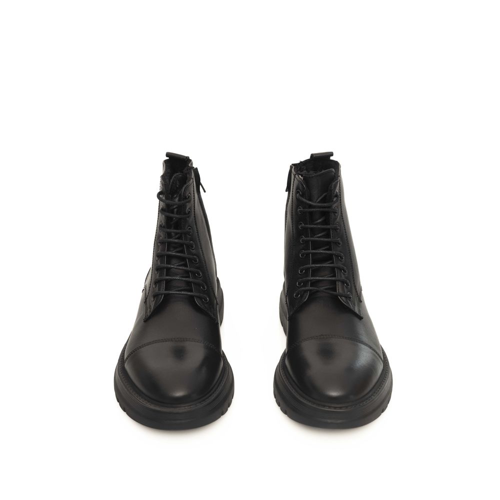 Cerruti 1881 Black Cowhide Boot Cerruti 1881