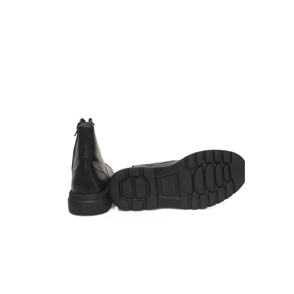 Cerruti 1881 Black Cowhide Boot Cerruti 1881