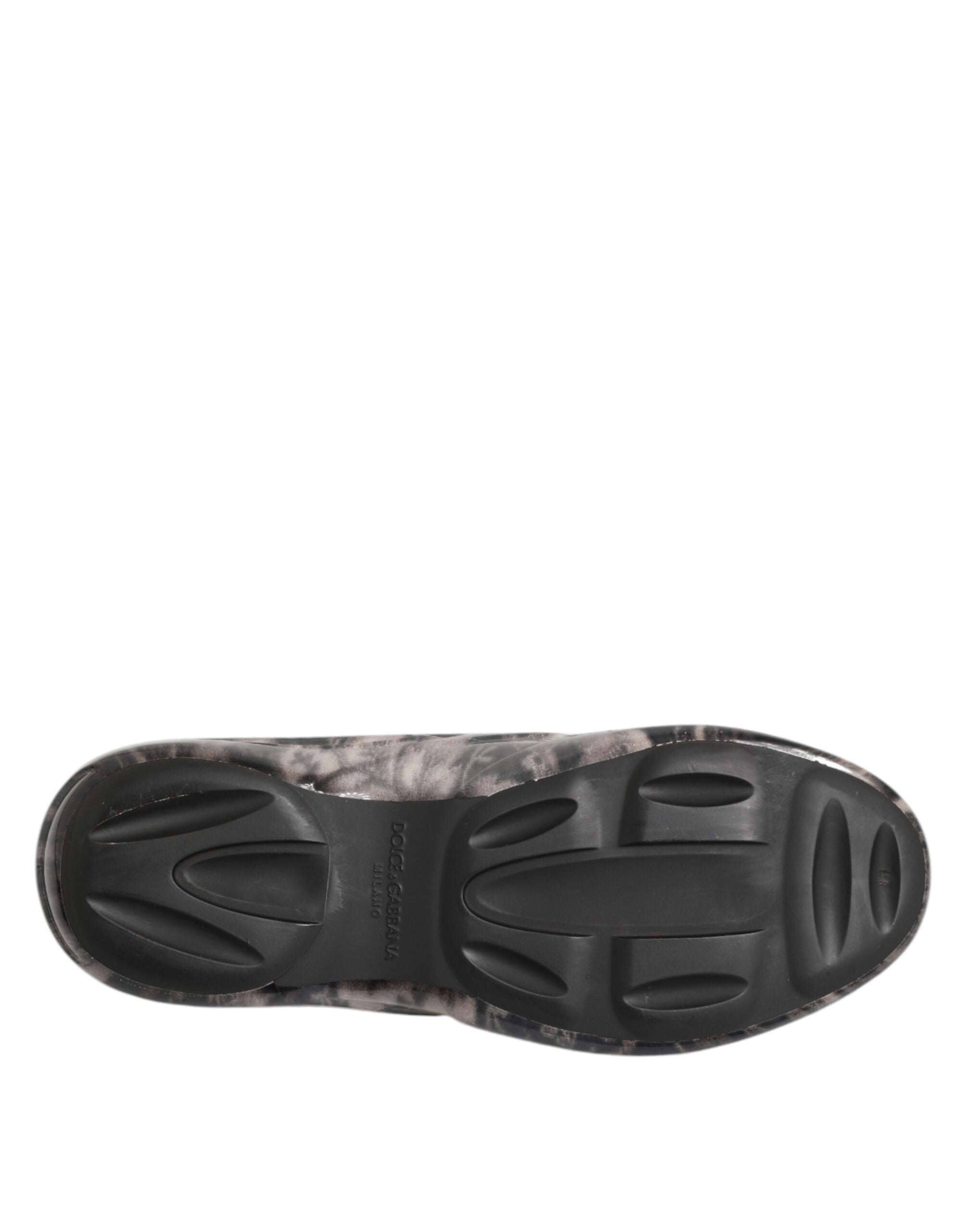 Dolce & Gabbana Multicolor Rubber Low Top Men Sneakers Shoes Dolce & Gabbana