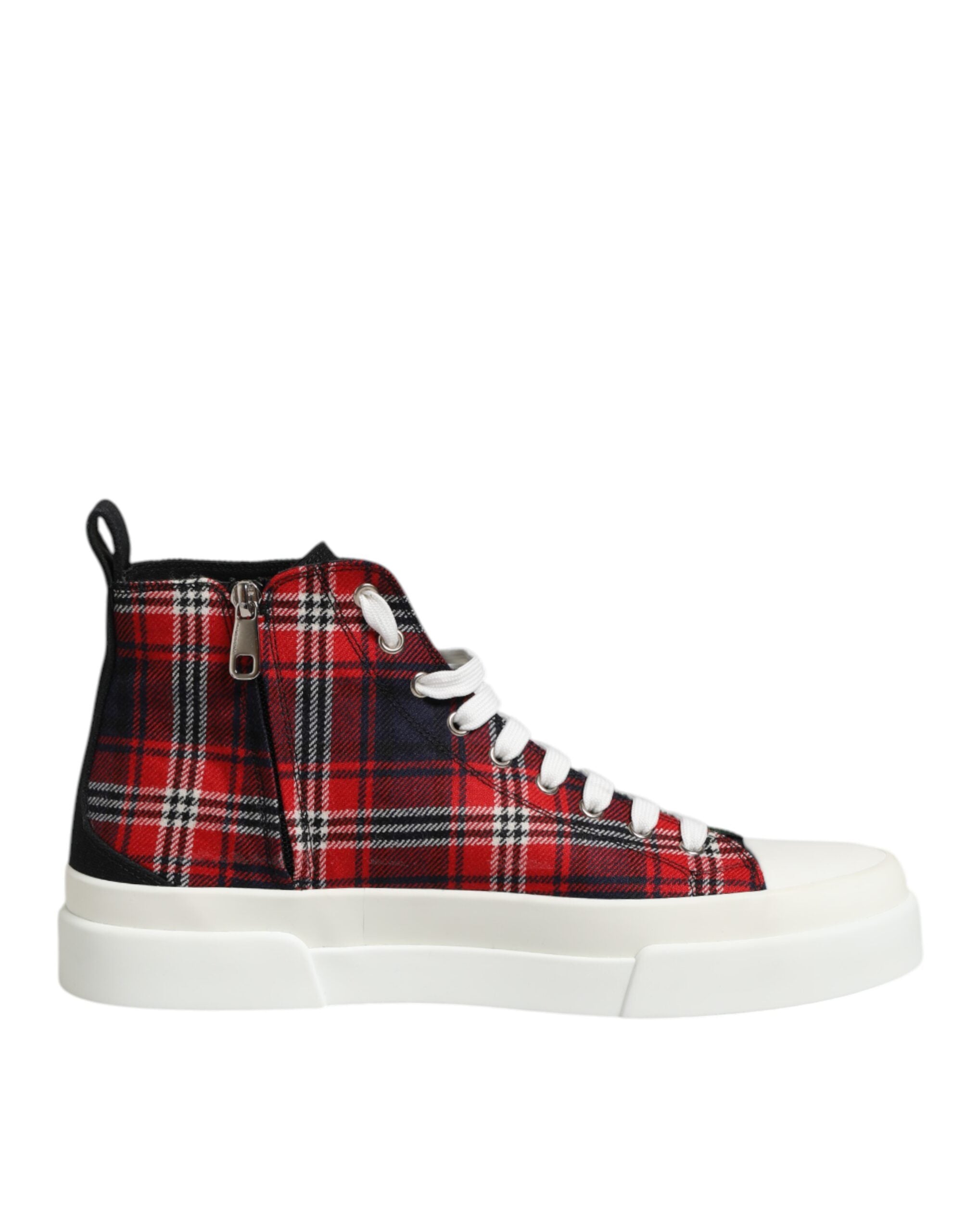 Dolce & Gabbana Multicolor Cotton High Top Men Sneakers Shoes Dolce & Gabbana