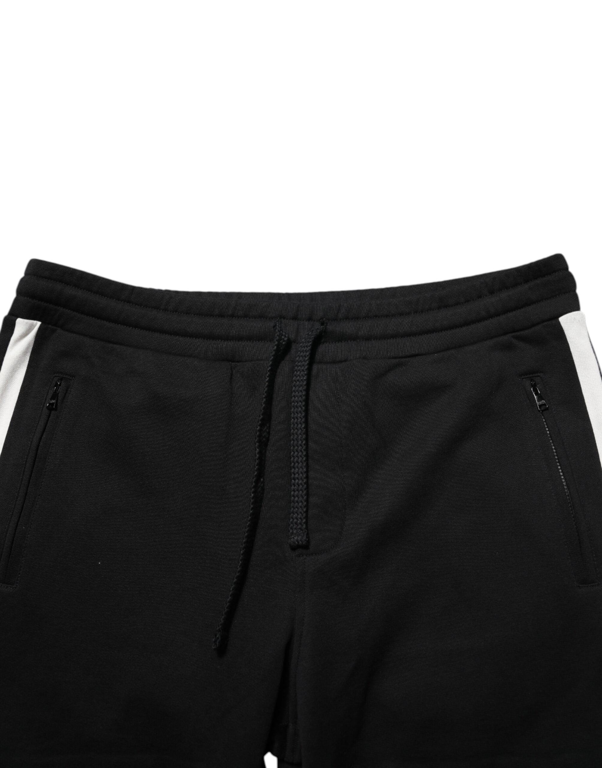 Dolce & Gabbana Black Cotton Jogger Sweatpants Trouser Pants Dolce & Gabbana