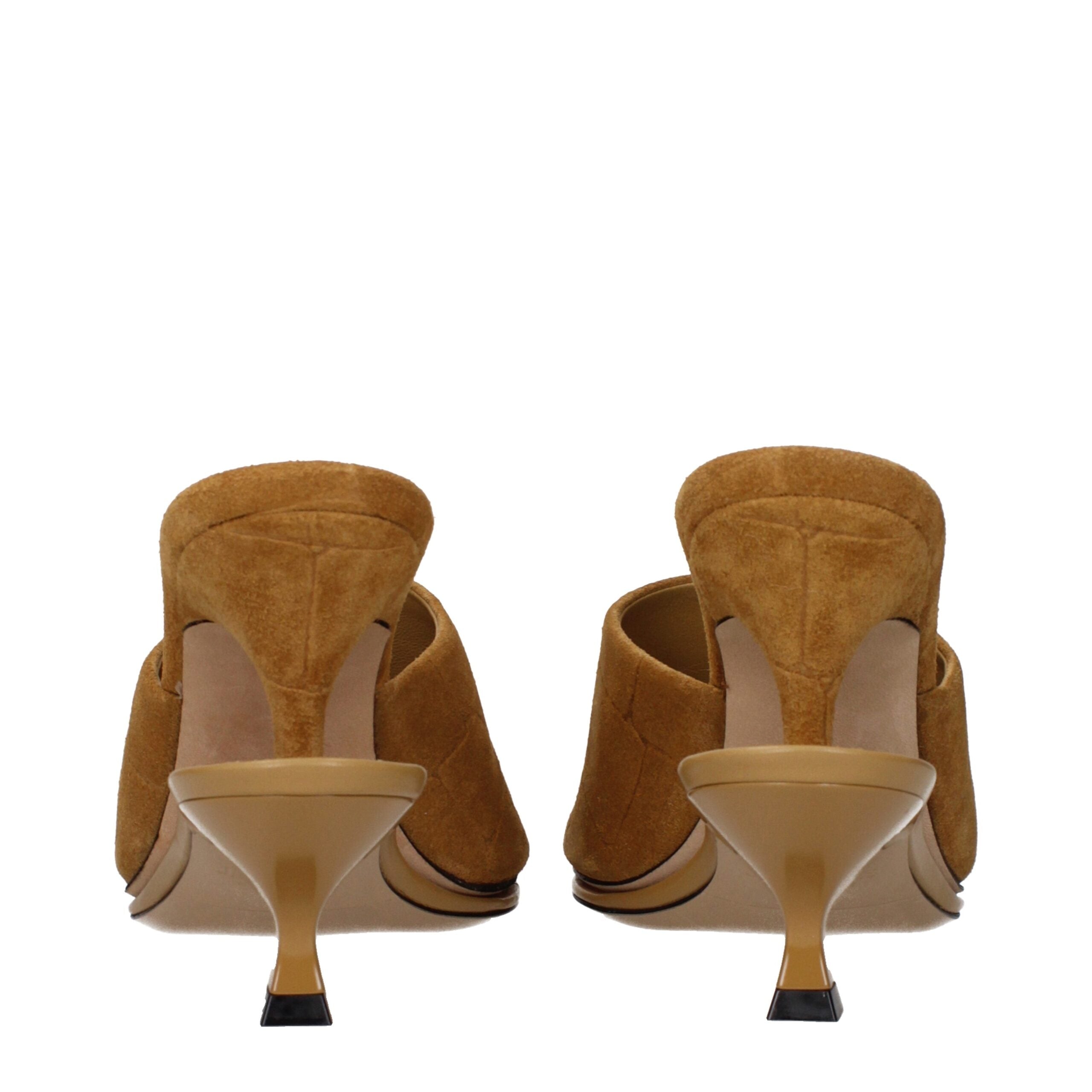 Jacquemus Brown Leather Stiletto Heel Sandals Jacquemus