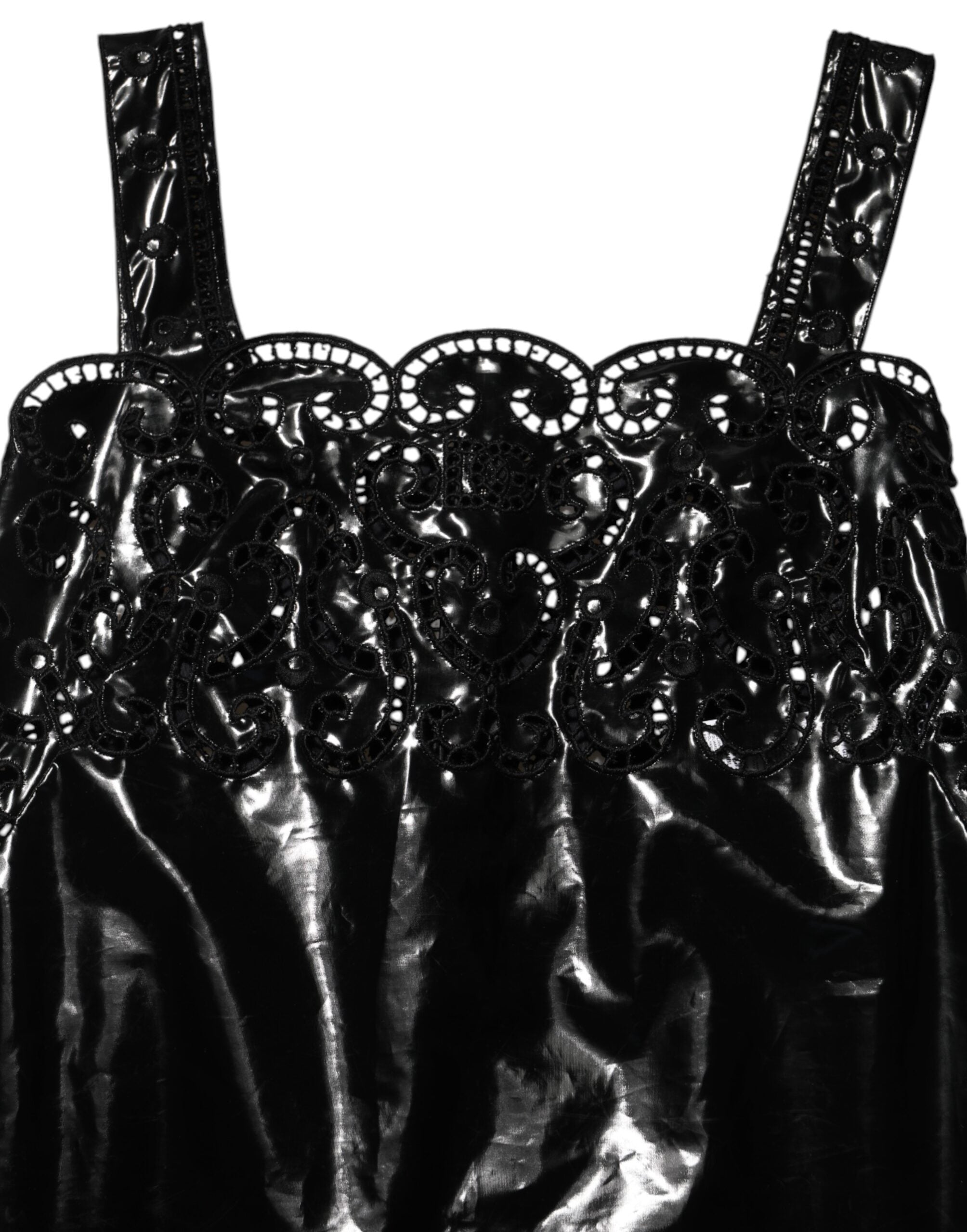 Dolce & Gabbana Black Cut Out A-line Sheath Mini Dress Dolce & Gabbana