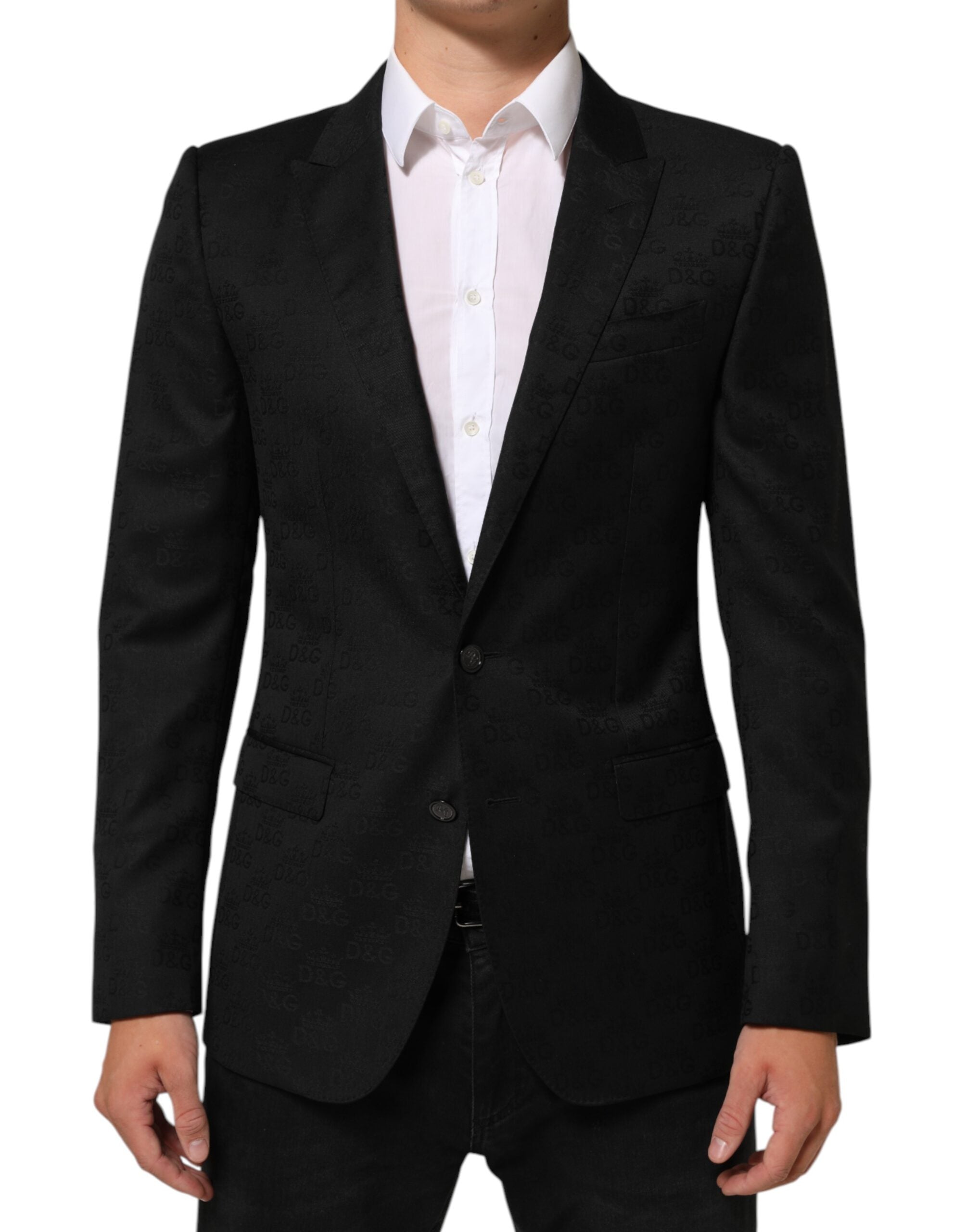 Dolce & Gabbana Black MARTINI 2 Buttons Suit Jacket Blazer Dolce & Gabbana