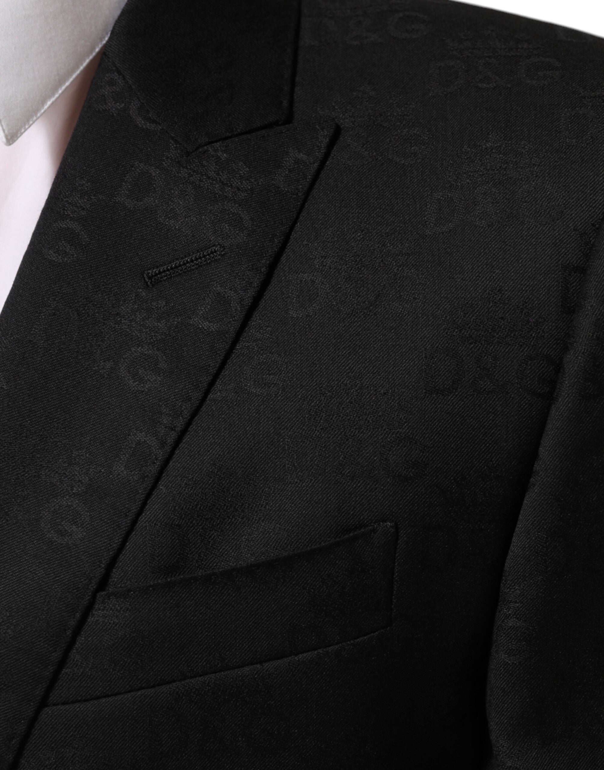 Dolce & Gabbana Black MARTINI 2 Buttons Suit Jacket Blazer Dolce & Gabbana