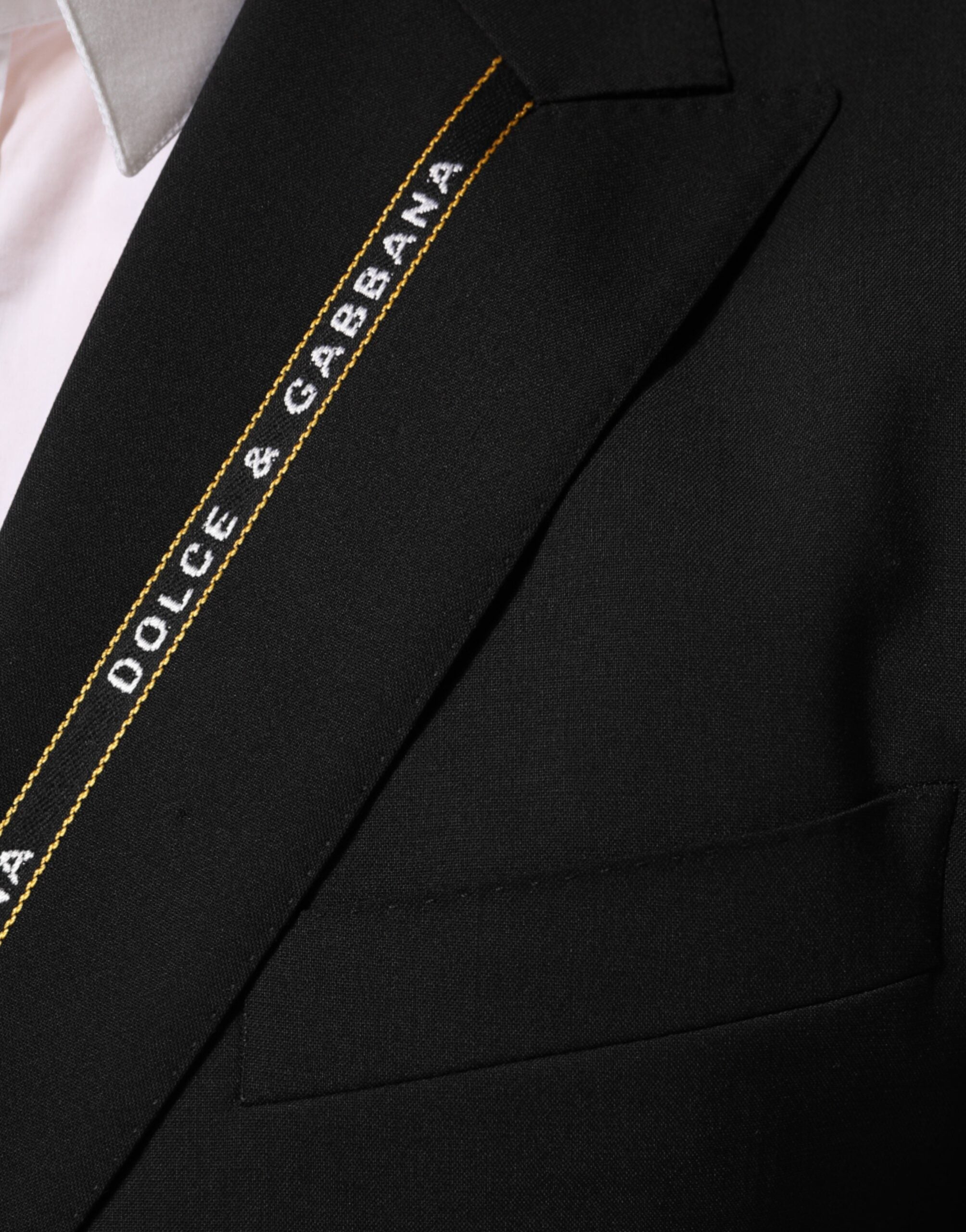 Dolce & Gabbana Black SICILIA Double Breasted Jacket Blazer Dolce & Gabbana