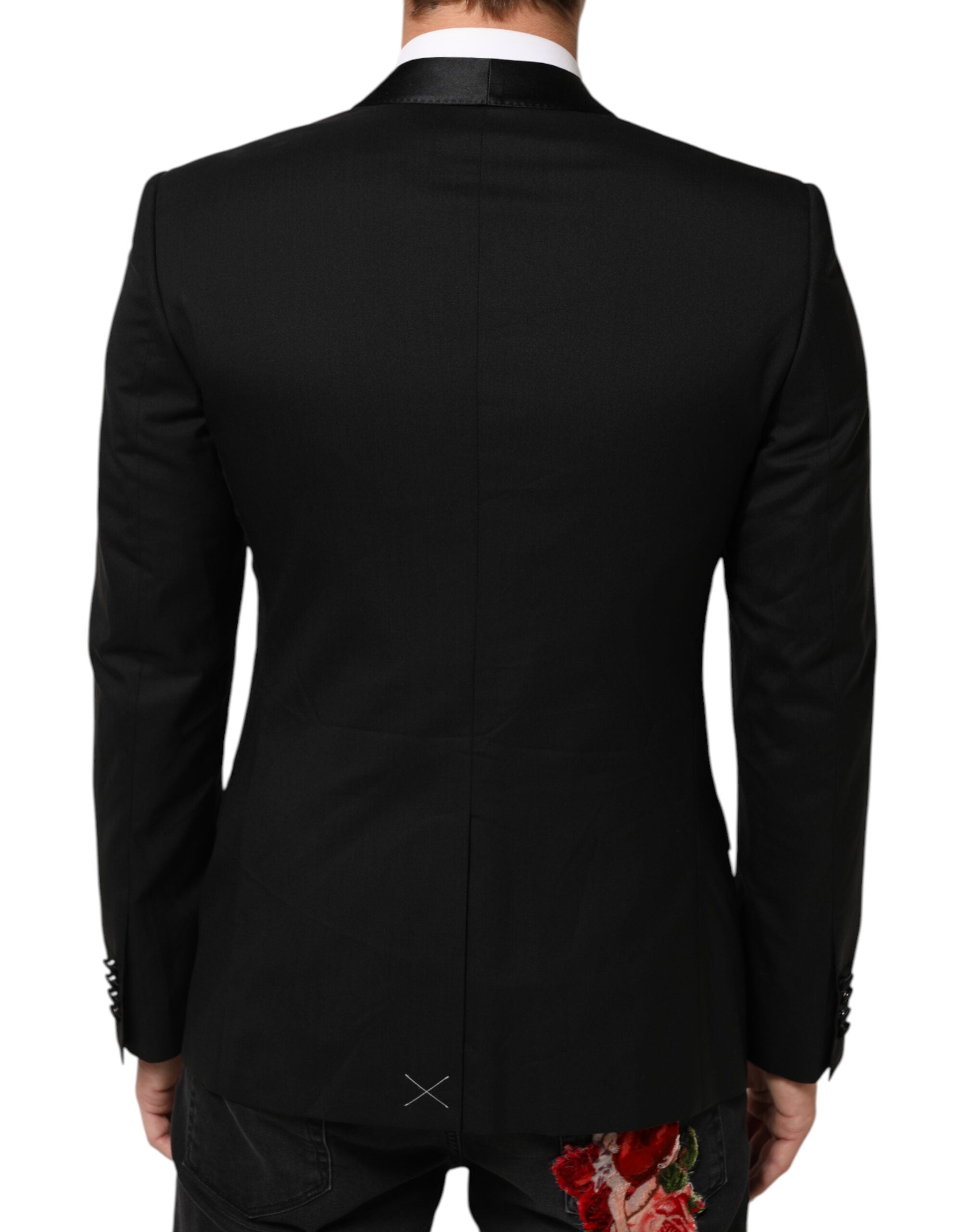 Dolce & Gabbana Black MARTINI 1 Button Suit Jacket Blazer Dolce & Gabbana