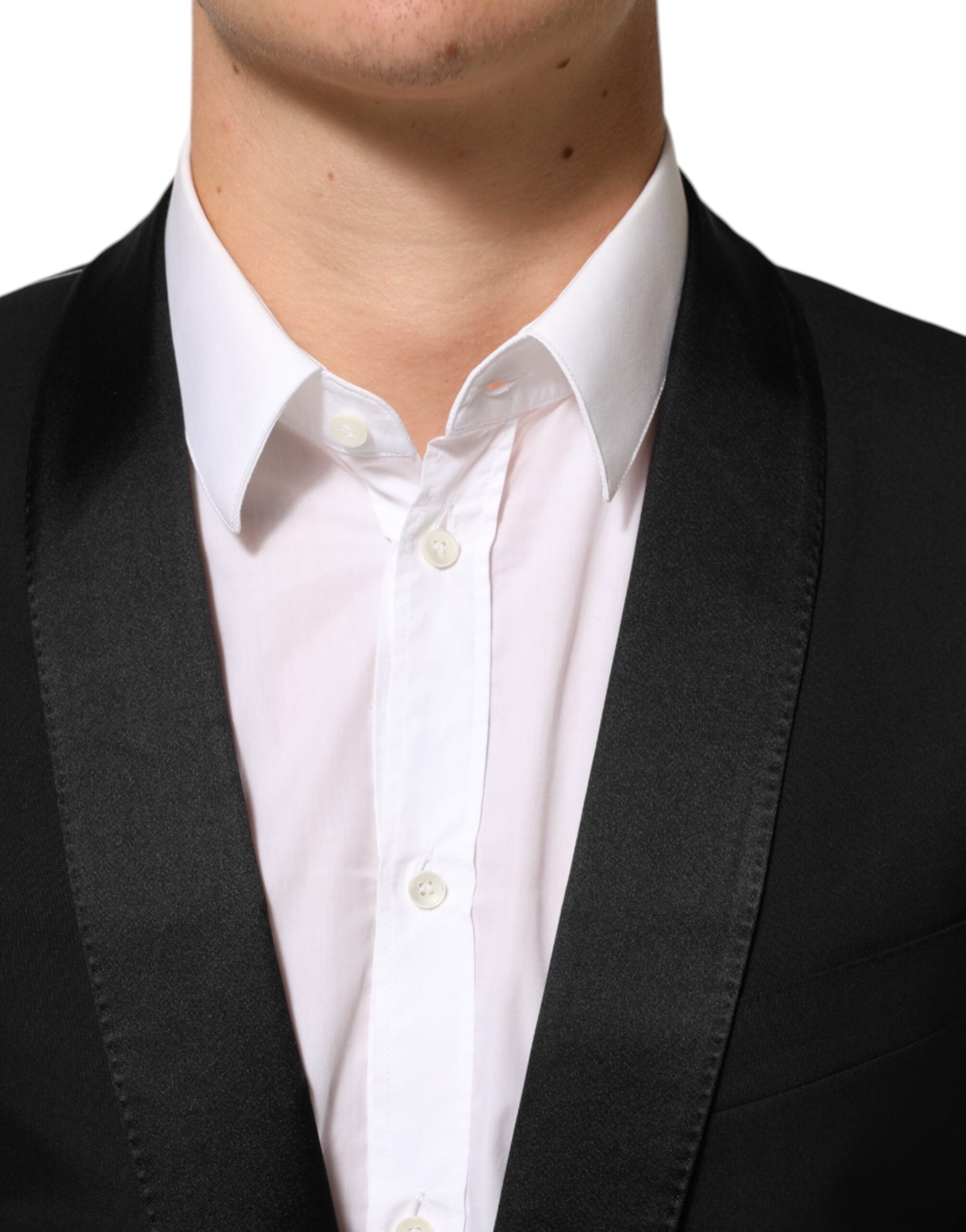 Dolce & Gabbana Black MARTINI 1 Button Suit Jacket Blazer Dolce & Gabbana
