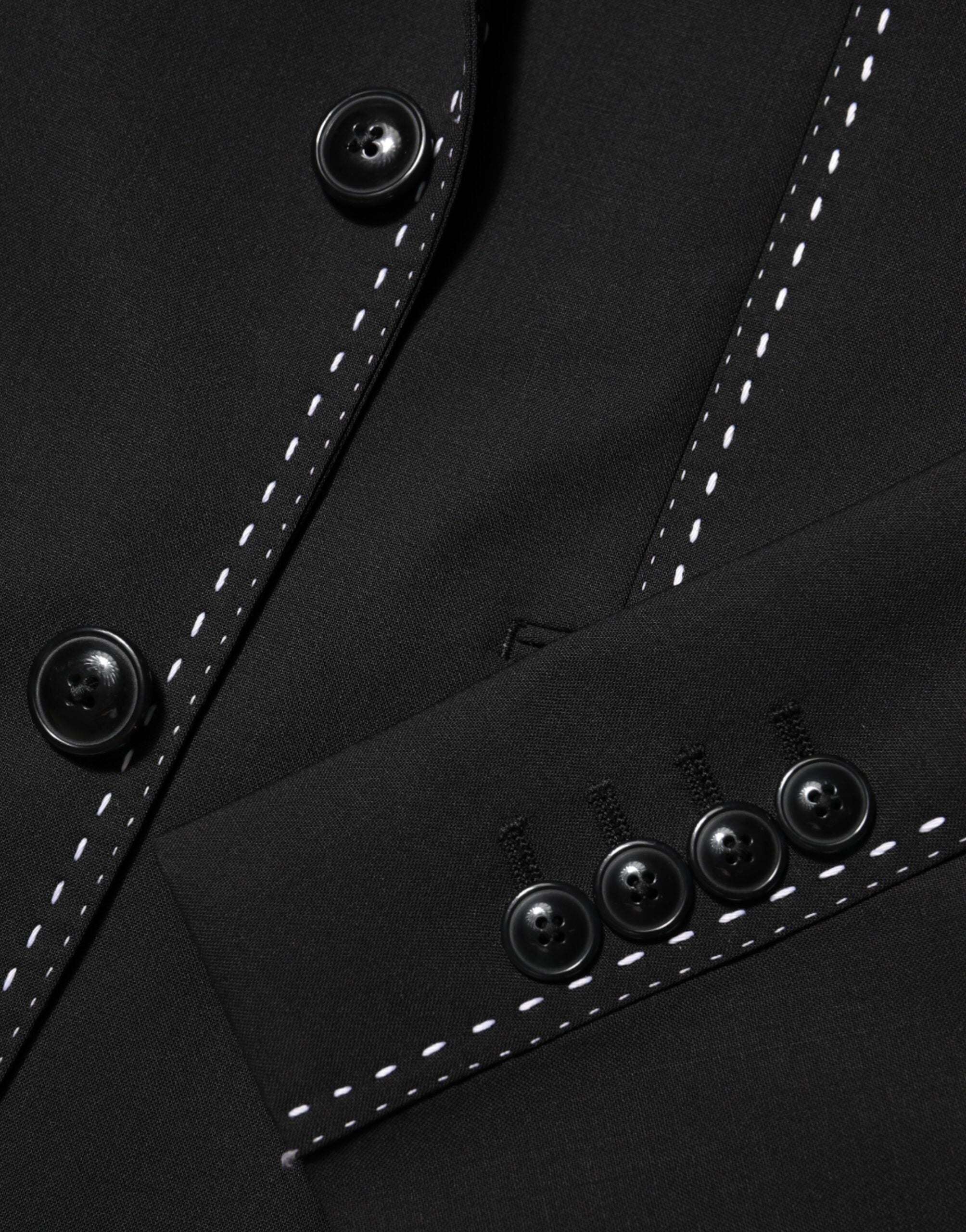Dolce & Gabbana Black SICILIA 2 Buttons Suit Jacket Blazer Dolce & Gabbana