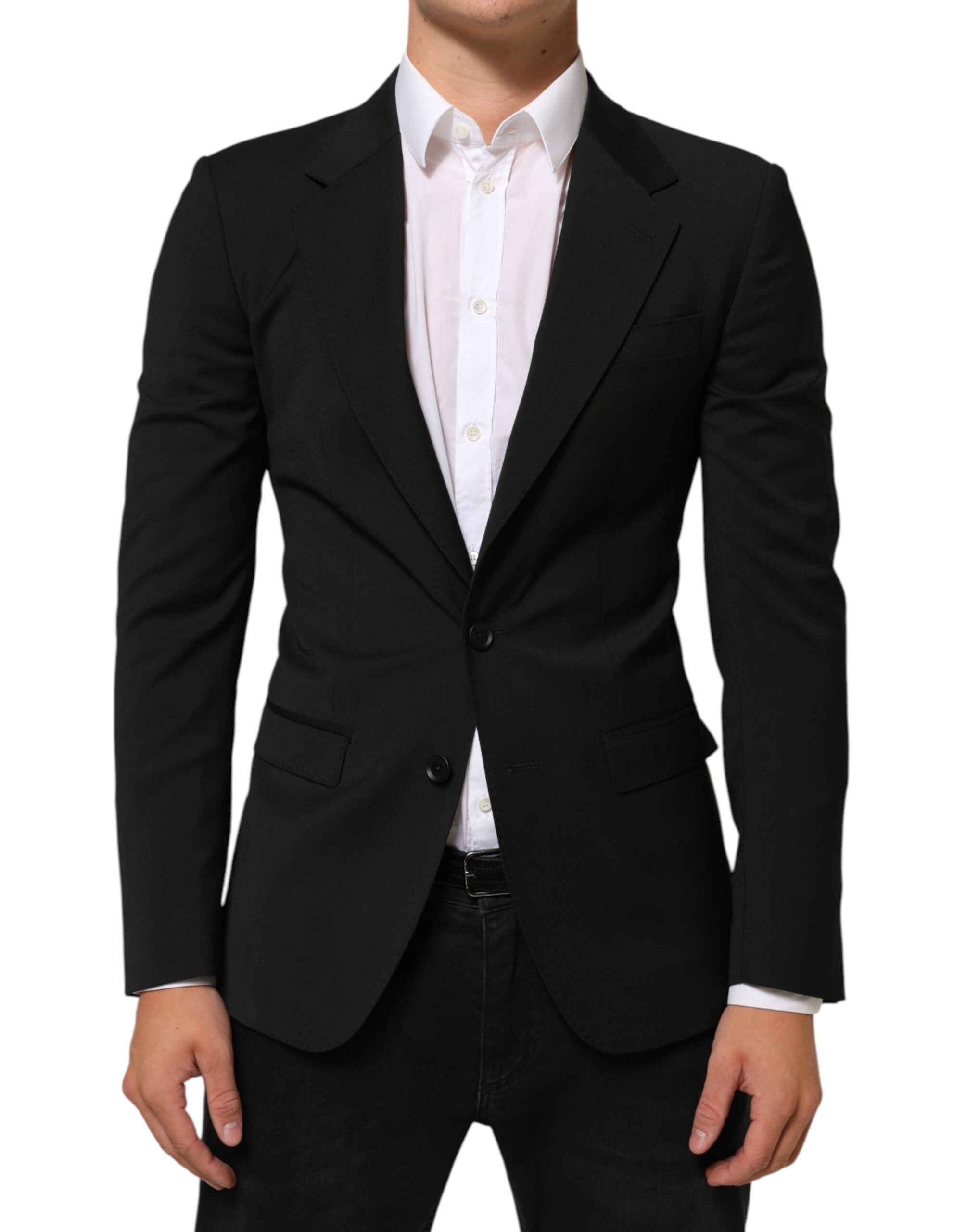 Dolce & Gabbana Black STAFF 2 Buttons Suit Jacket Blazer Dolce & Gabbana