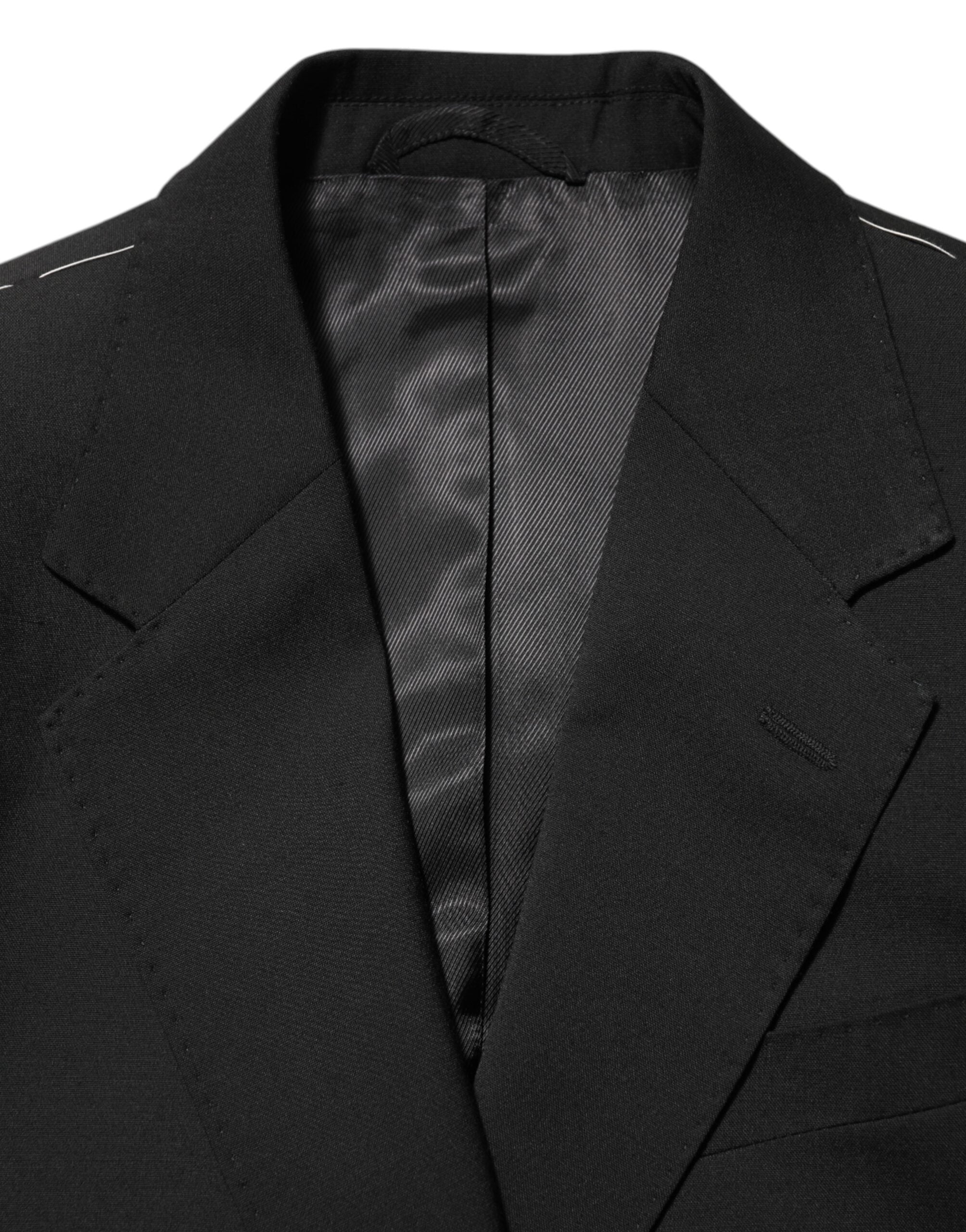 Dolce & Gabbana Black STAFF 2 Buttons Suit Jacket Blazer Dolce & Gabbana