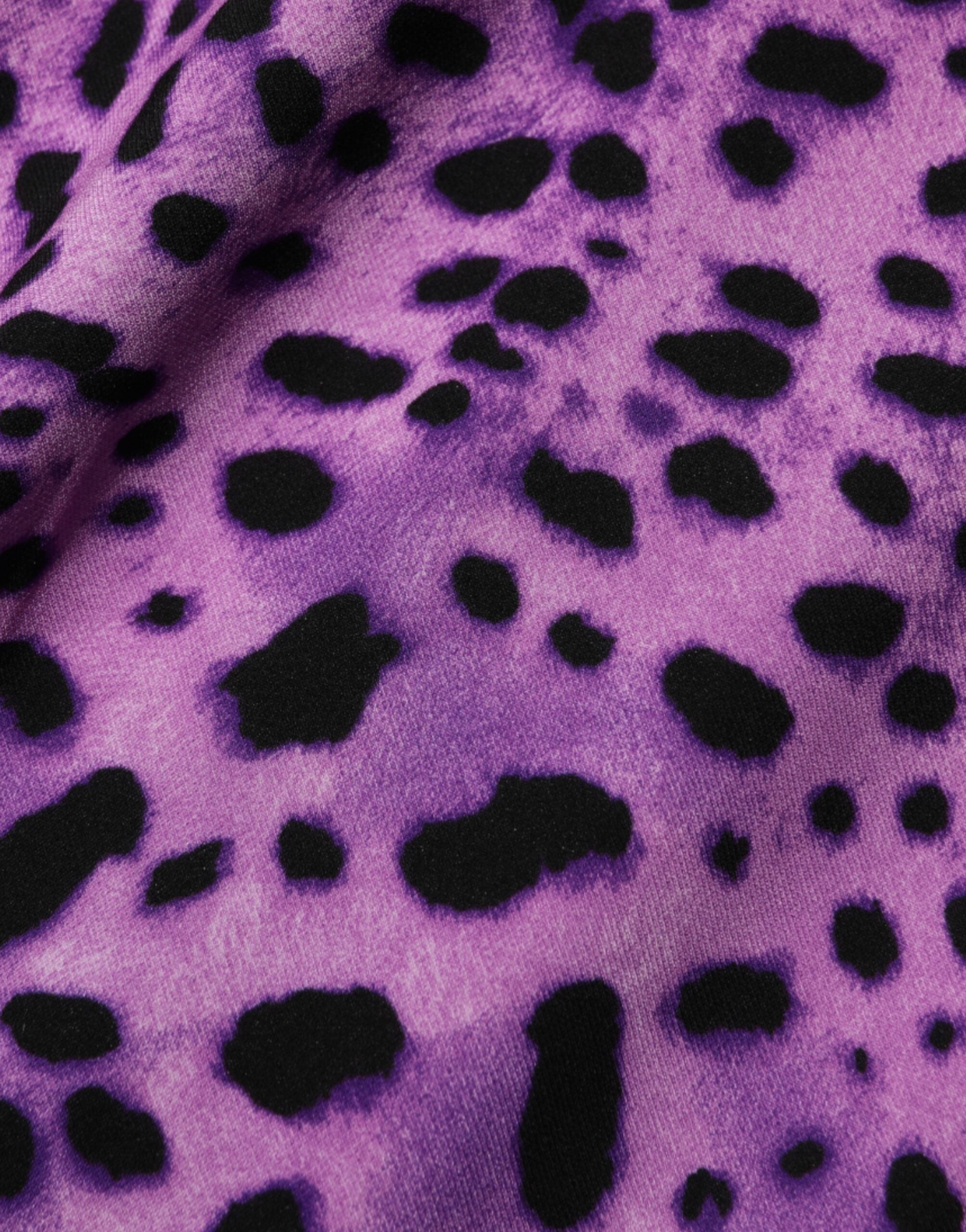 Dolce & Gabbana Violet Leopard Sheath Bodycon Mini Dress Dolce & Gabbana