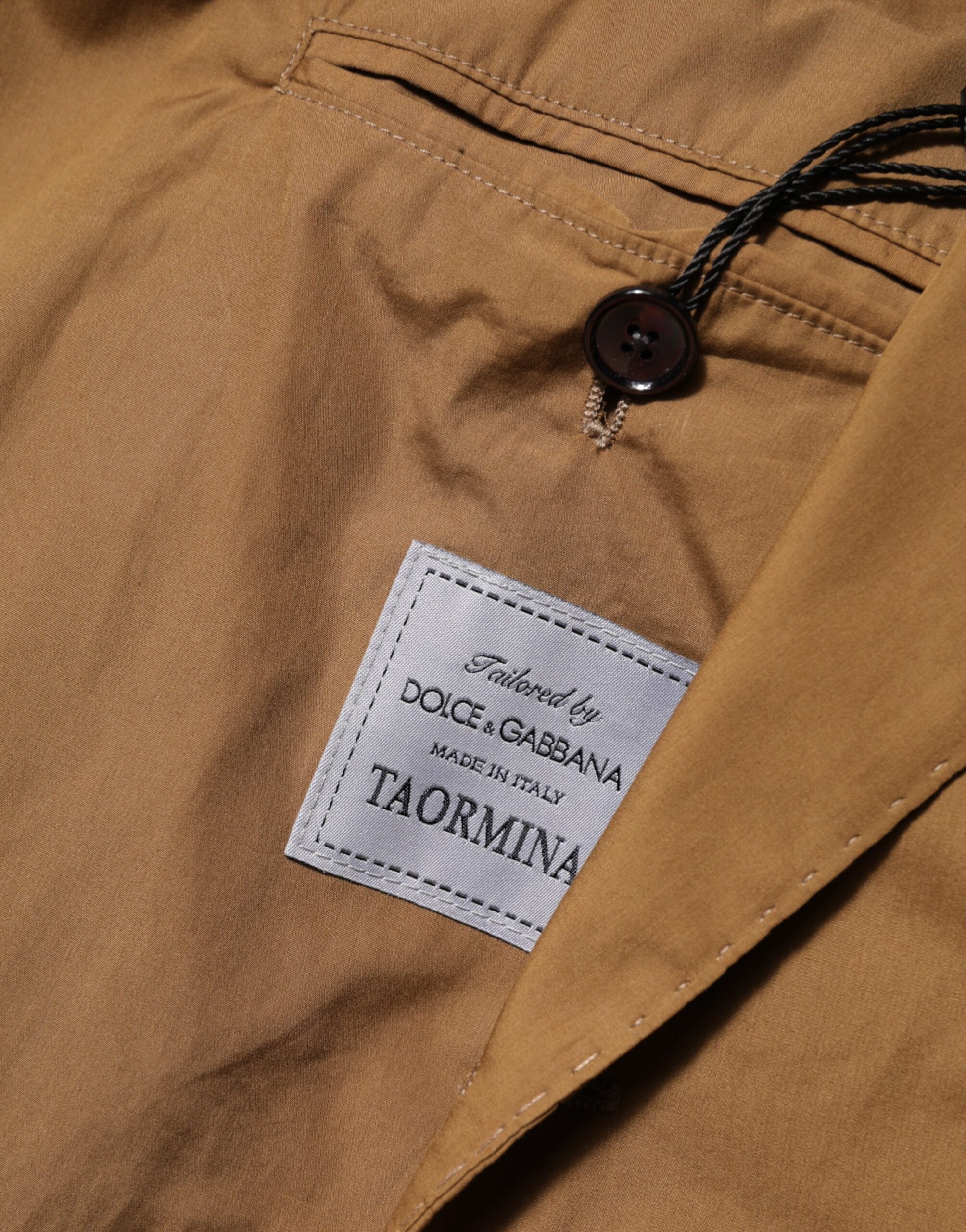 Dolce & Gabbana Brown TAORMINA Double-Breasted 2 Piece Suit Dolce & Gabbana