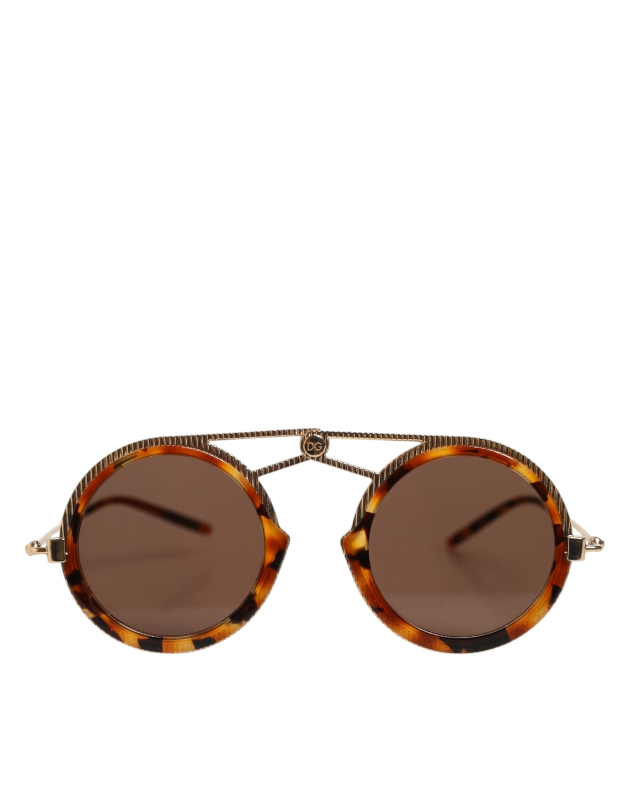 Dolce & Gabbana Gold Havana Frame DG Fatto A Mano Eyewea Sunglasses Dolce & Gabbana