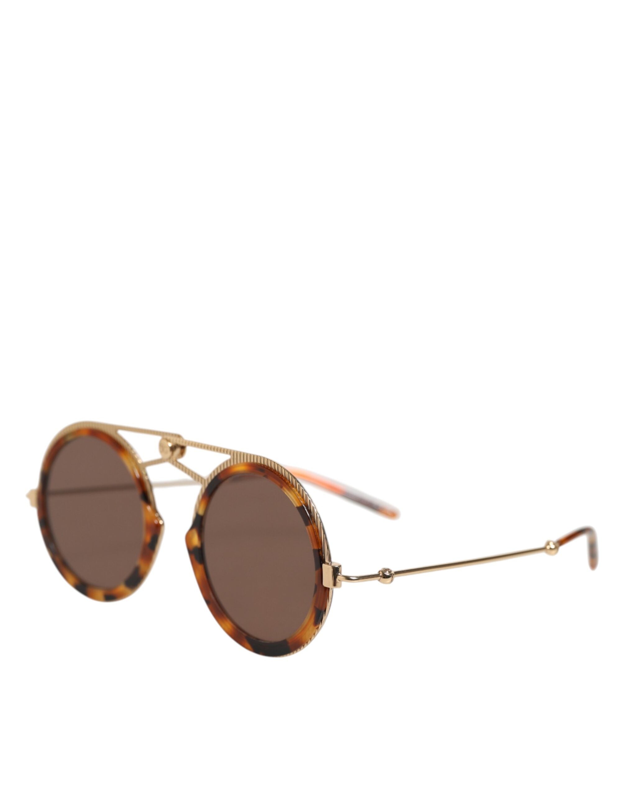 Dolce & Gabbana Gold Havana Frame DG Fatto A Mano Eyewea Sunglasses Dolce & Gabbana