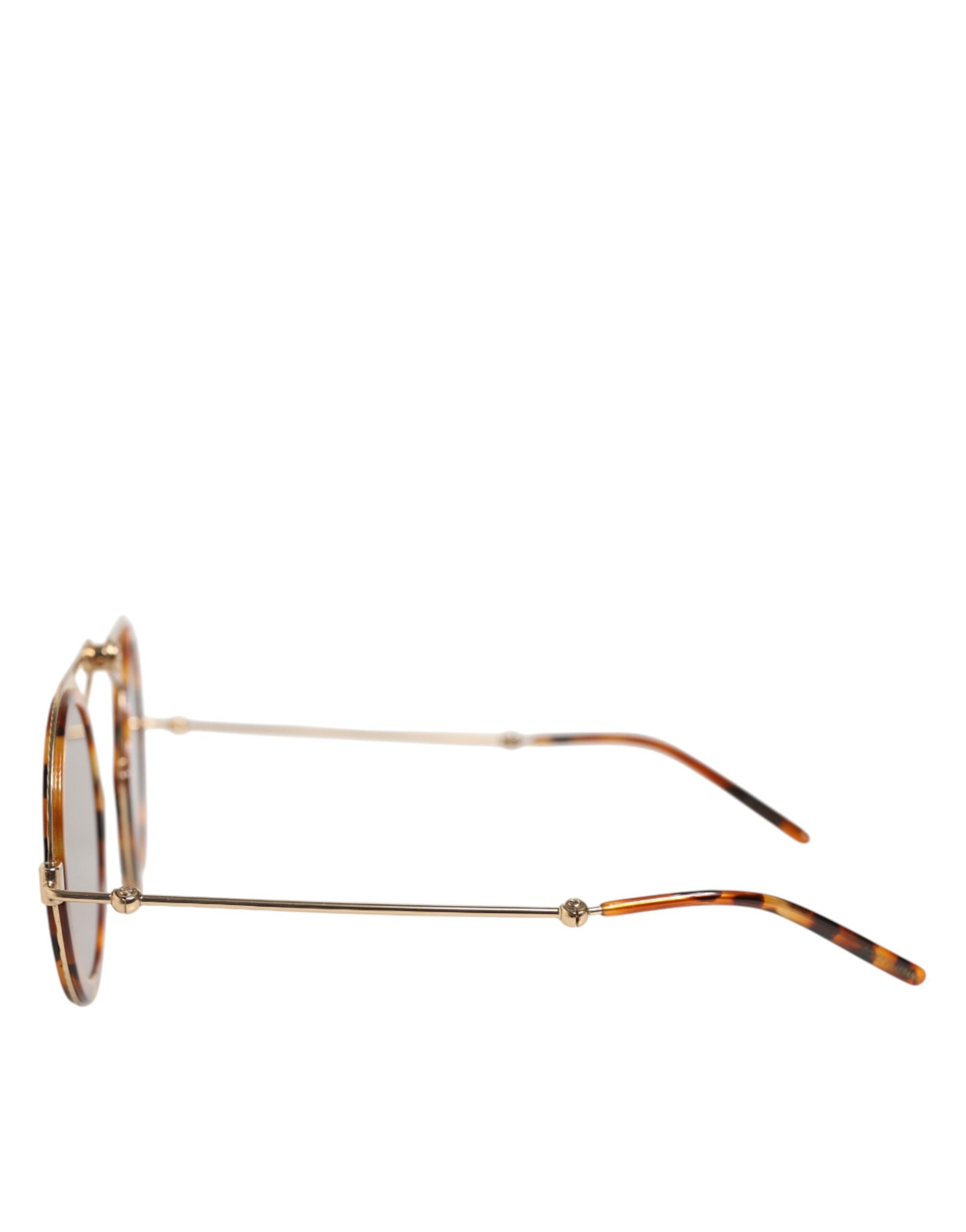 Dolce & Gabbana Gold Havana Frame DG Fatto A Mano Eyewea Sunglasses Dolce & Gabbana